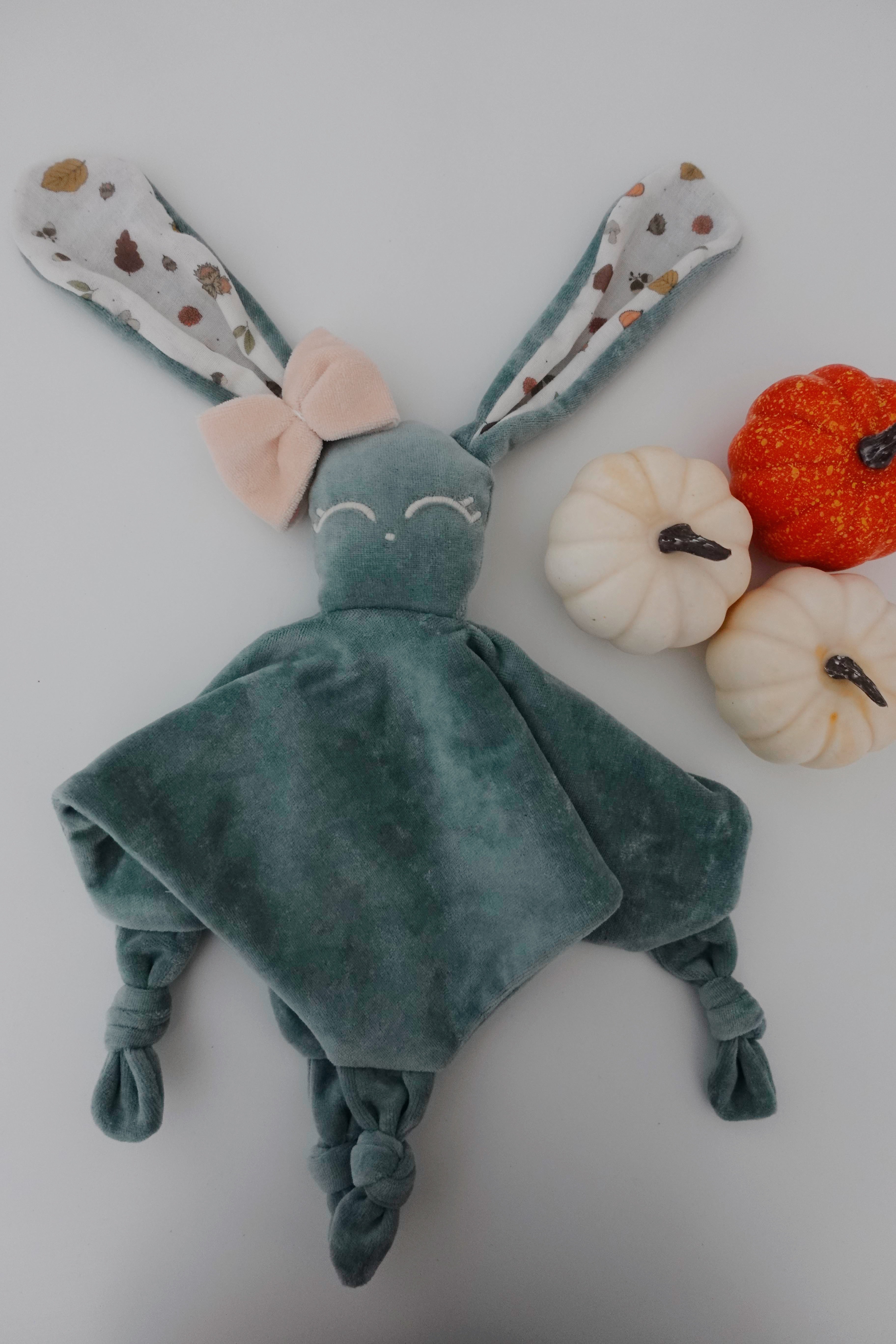 Doudou Velours Câlin Noeuds - Automne