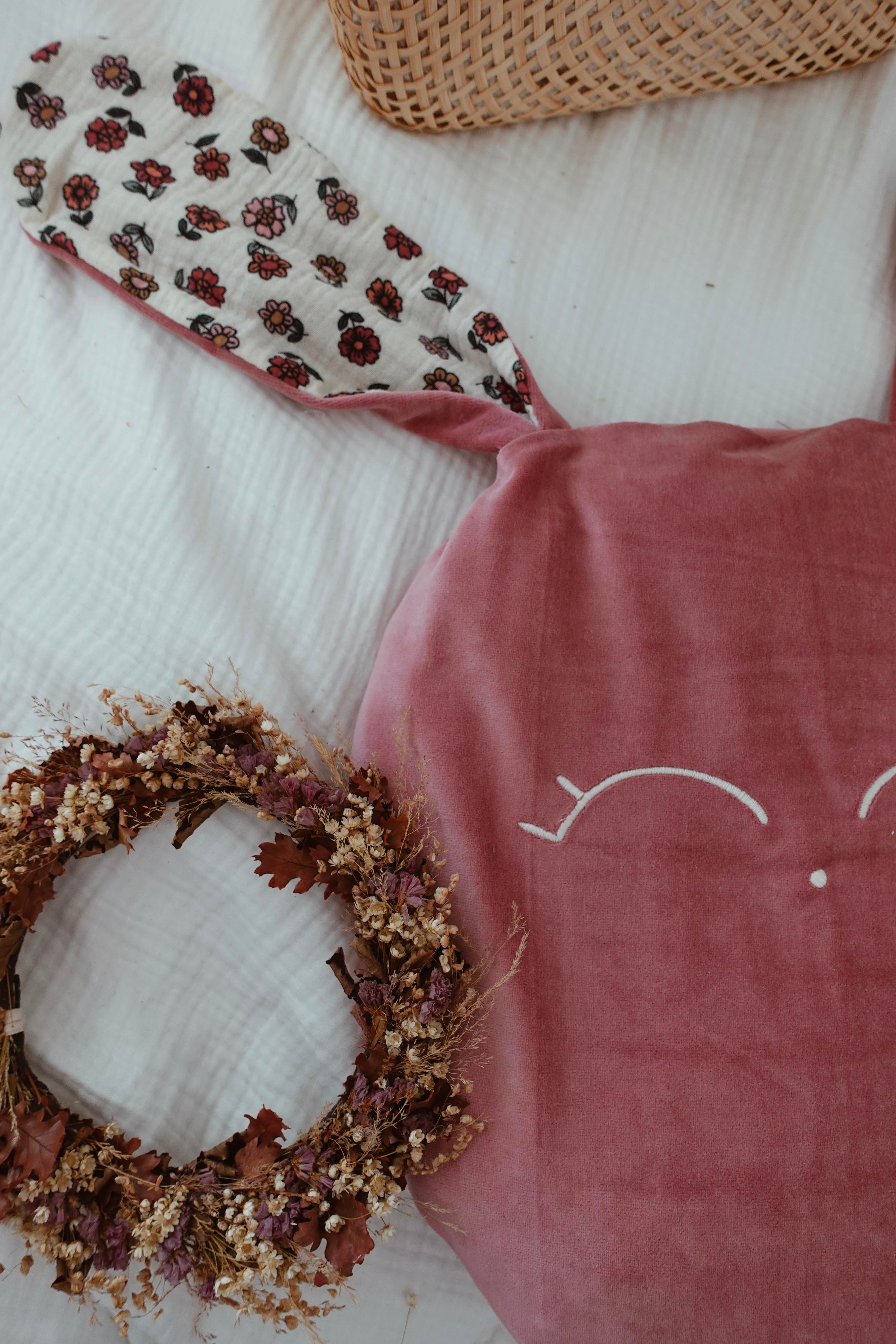 Petit Coussin Velours - Vintage Floral