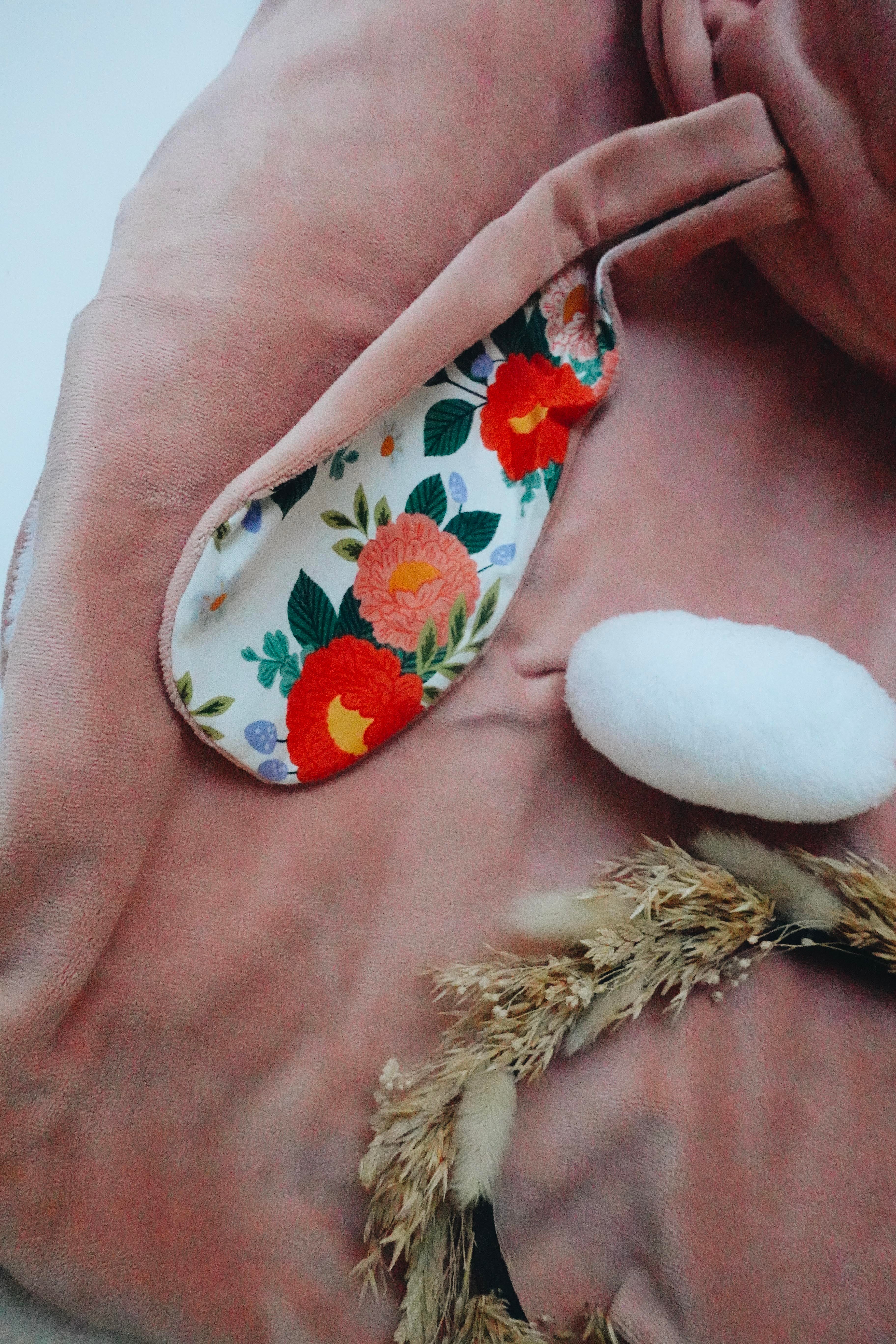 Poncho Velours - Wild Flora