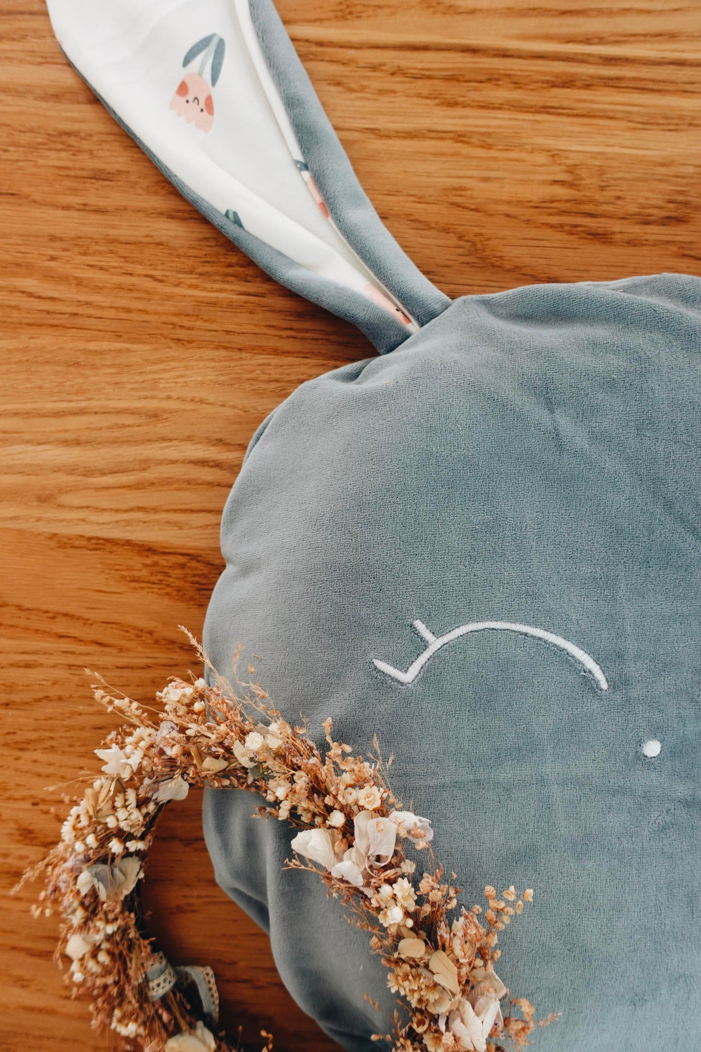 Petit Coussin Velours - Happy Tulips