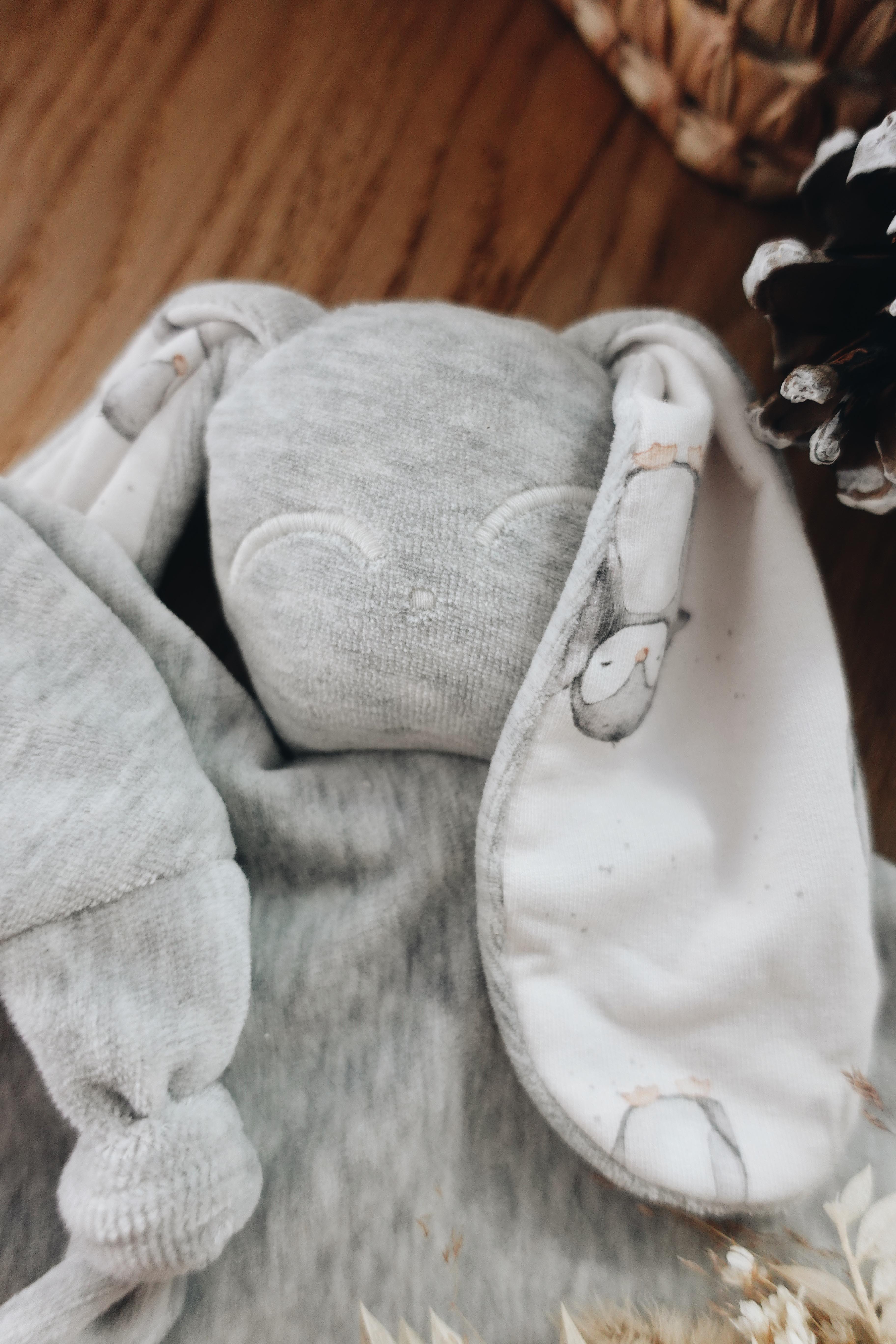 PROTOTYPE - Doudou Velours Câlin Noeuds - Pingui