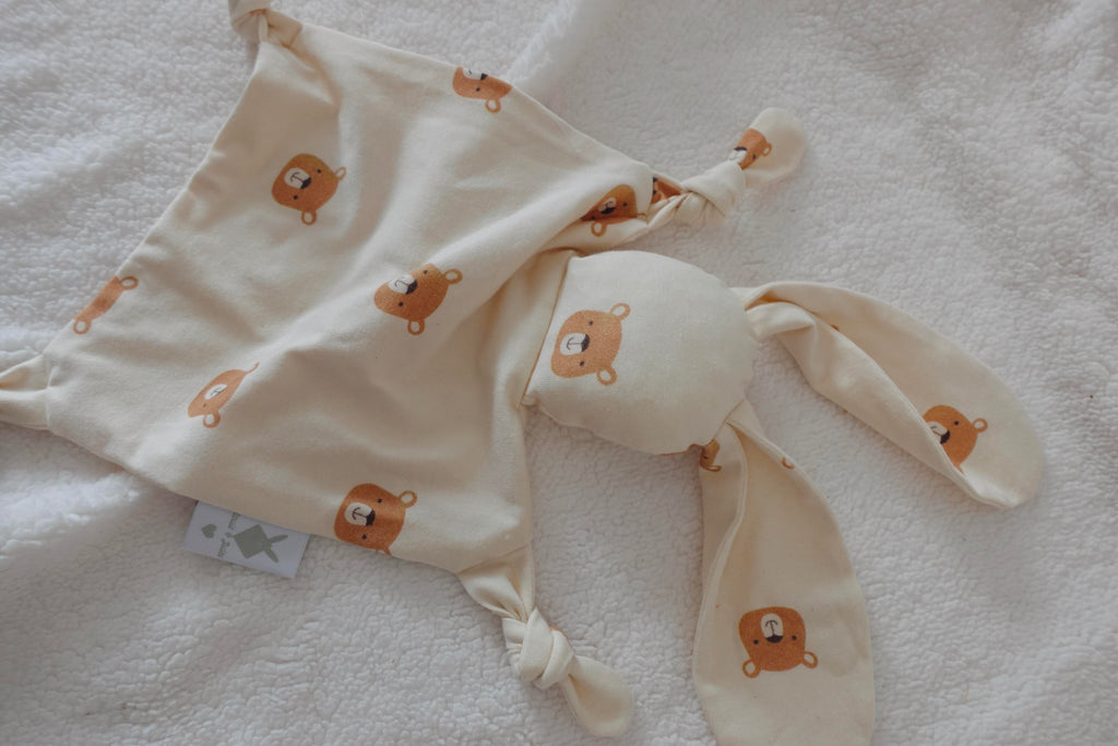 Doudou Jersey Chouchou Pièce Unique - Beige Bears
