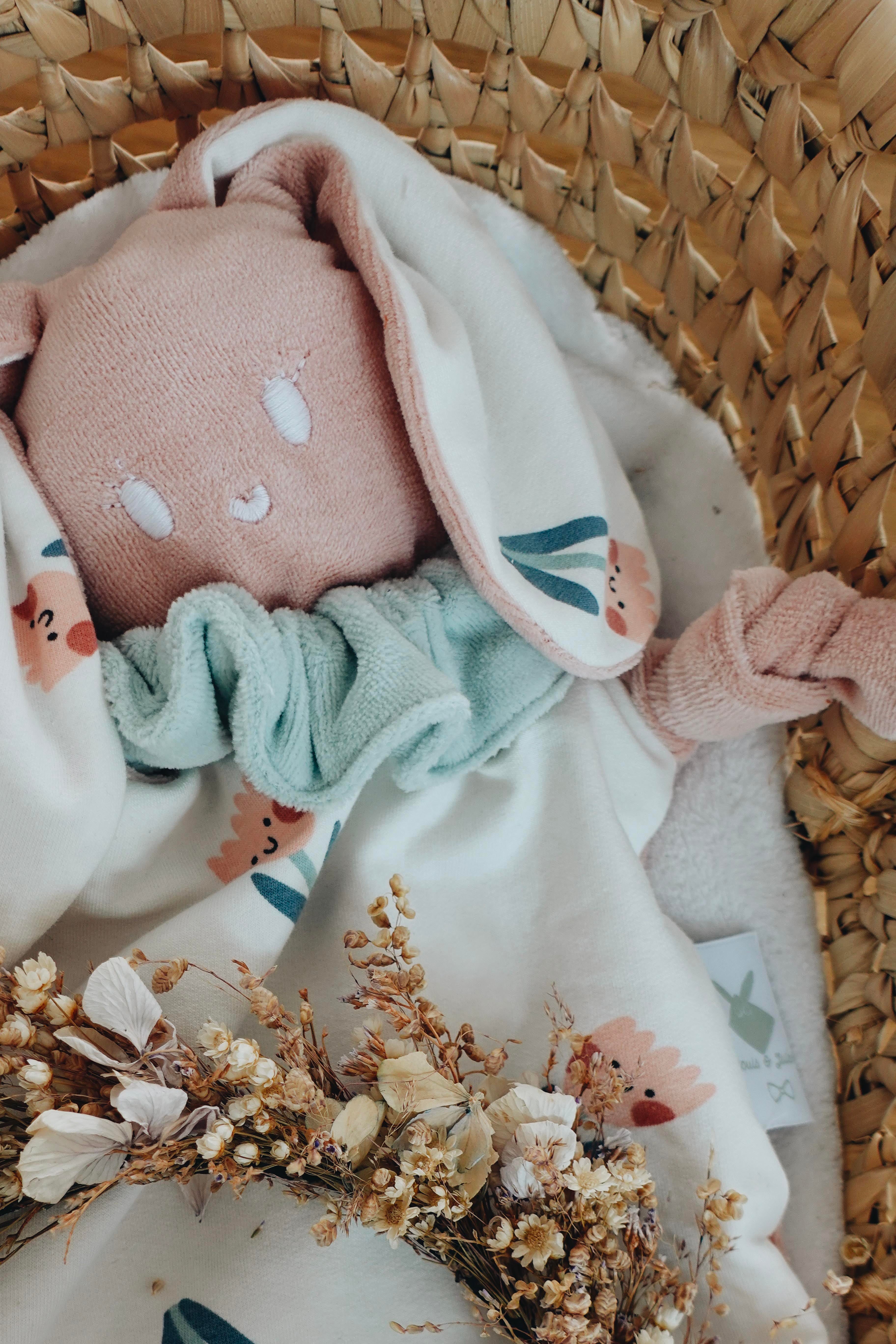 PROTOTYPE - Doudou Velours Chouchou - Happy Tulips