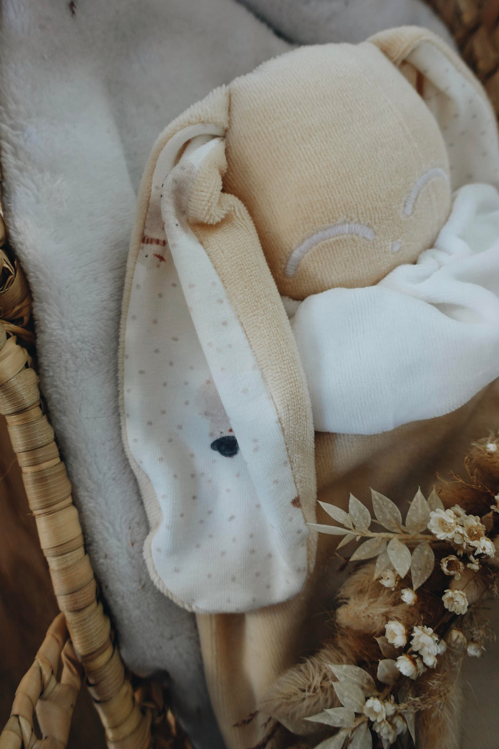 PROTOTYPE - Bouillotte noyaux de cerise Velours - Snowman