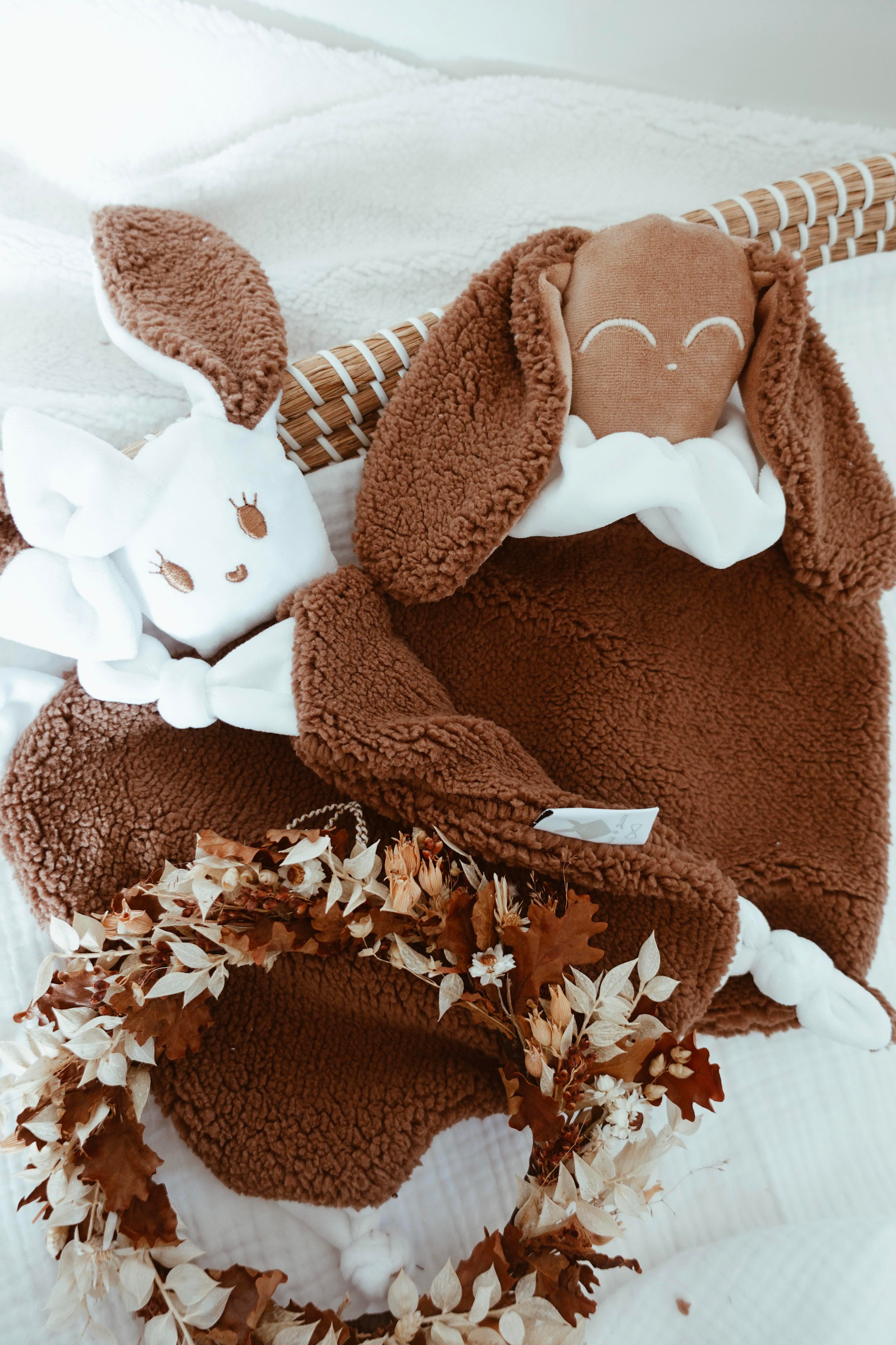 Doudou Moumoute Chouchou Pure - Épaisse Chocolat