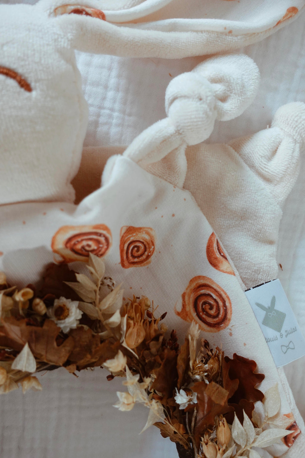 Doudou Velours Chouchou - Cinnamon Rolls
