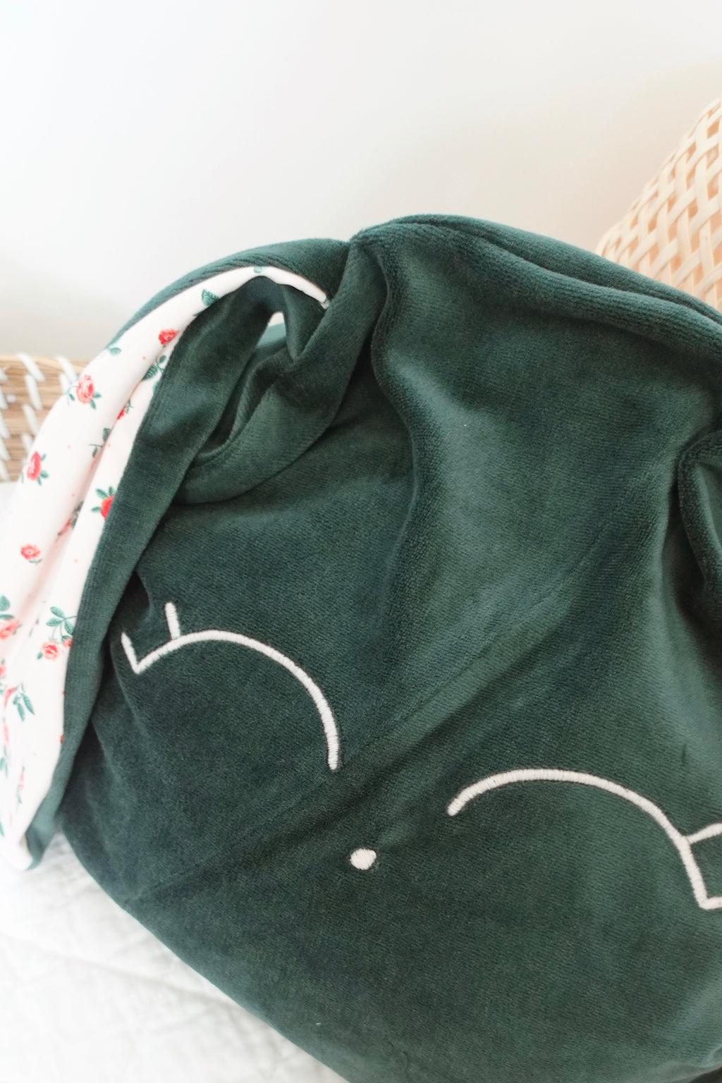 Petit Coussin Velours - Pink Roses