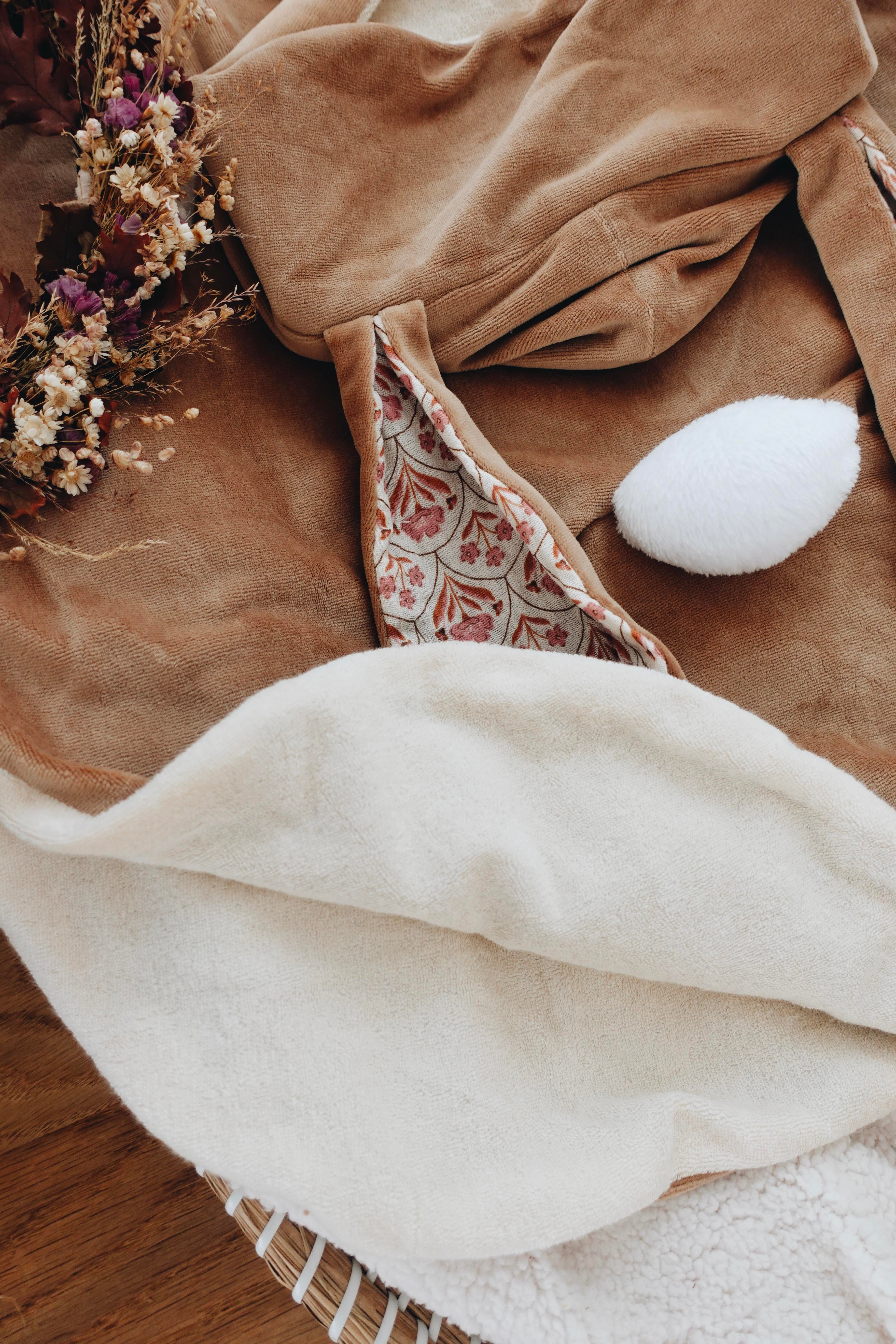 Poncho de bain Velours - Indy Boho