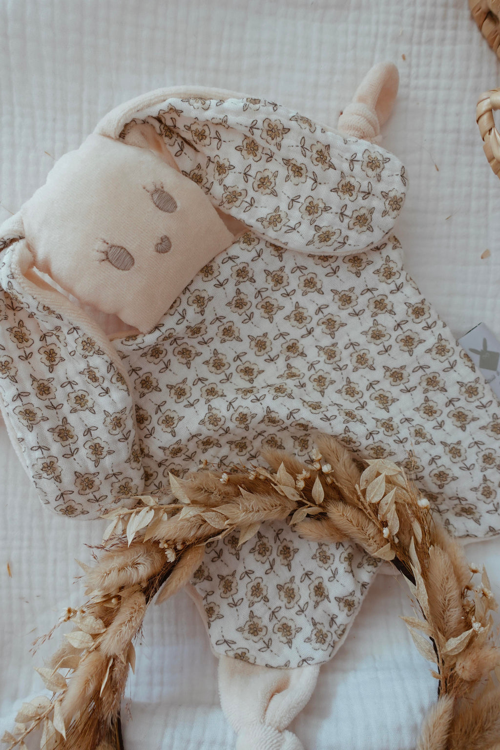 Doudou Velours Chouchou - Retro Floral
