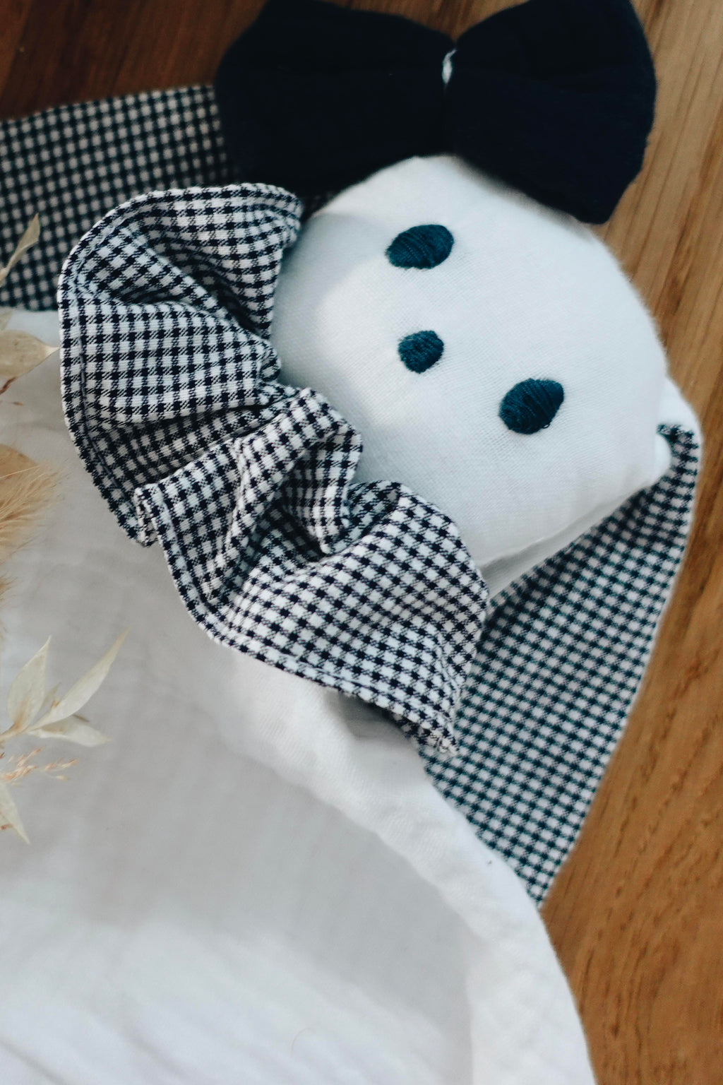 Doudou Lange Câlin Noeuds - Vichy