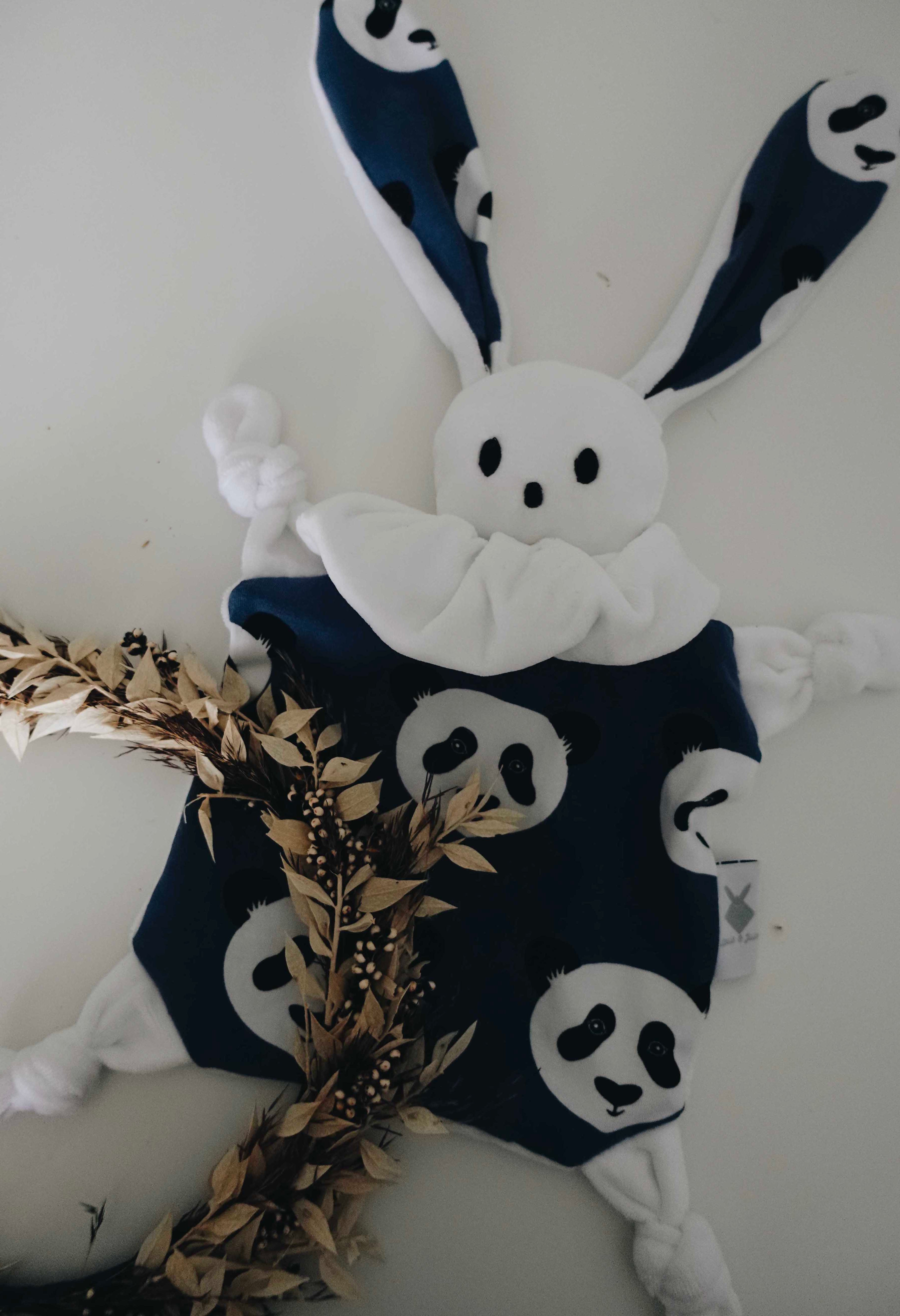 Doudou Velours Chouchou – Pandas