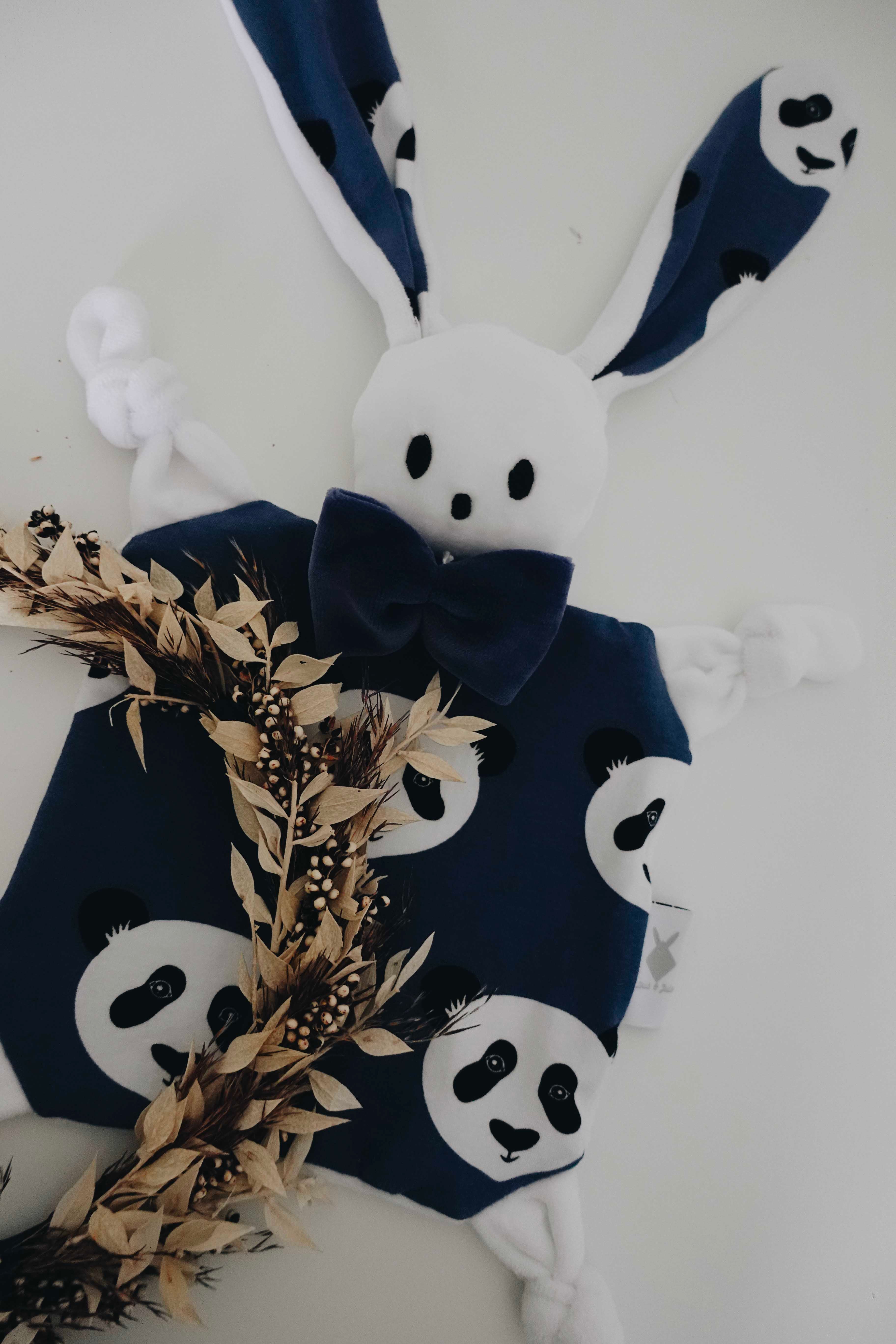 Doudou Velours Chouchou – Pandas