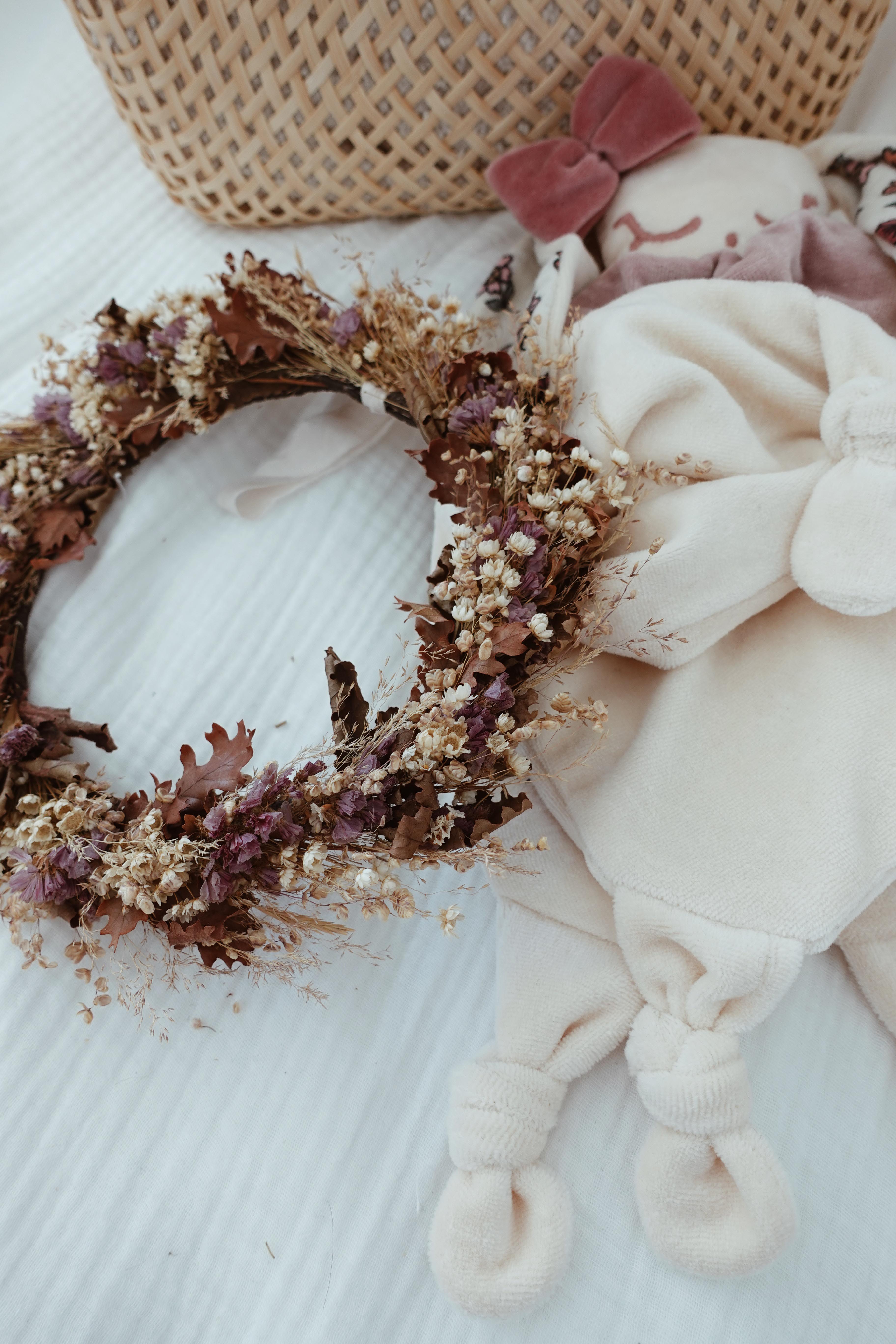 Doudou Velours Câlin Noeuds - Vintage Floral