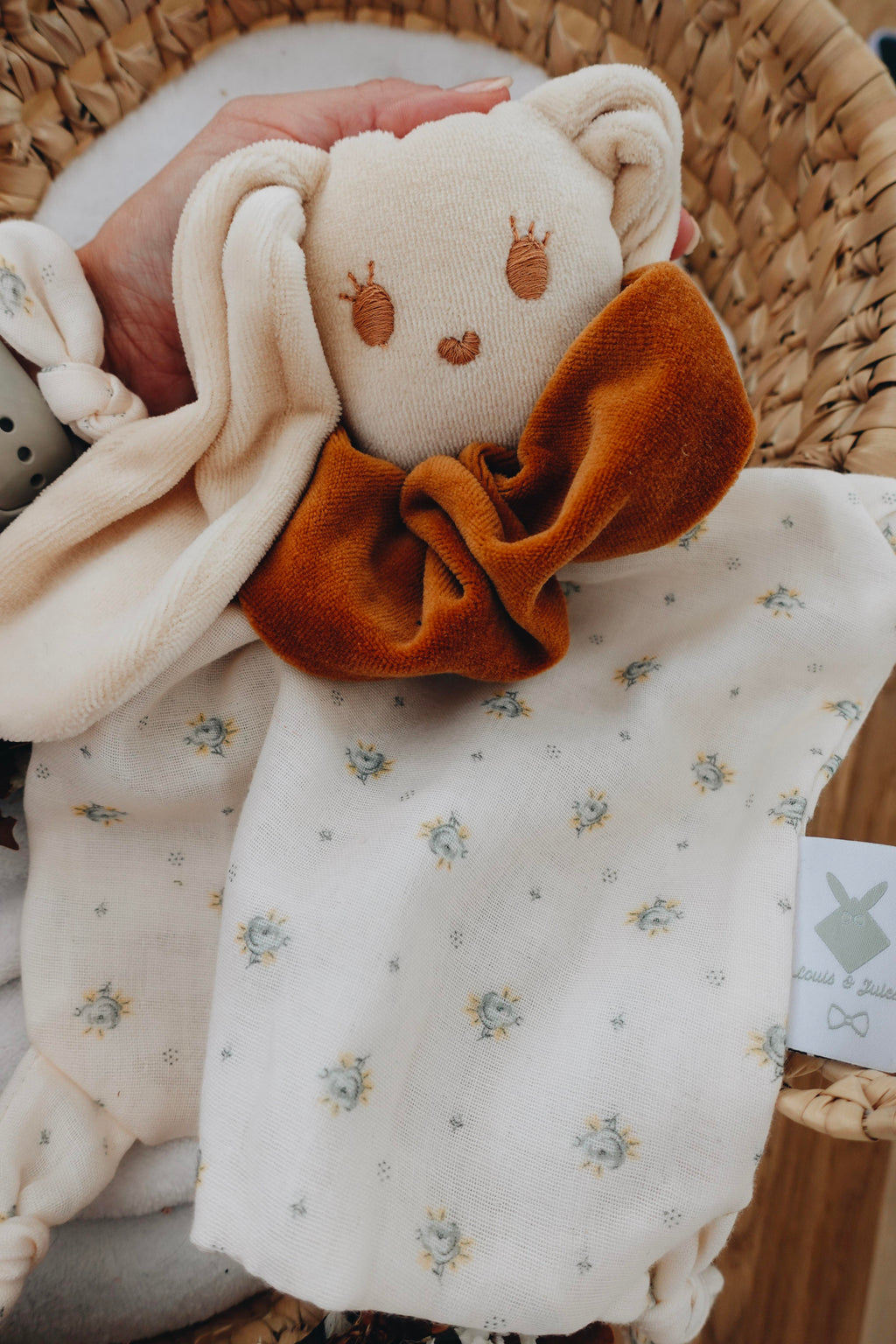 PROTOTYPE - Doudou Mousseline Monceau Bleu
