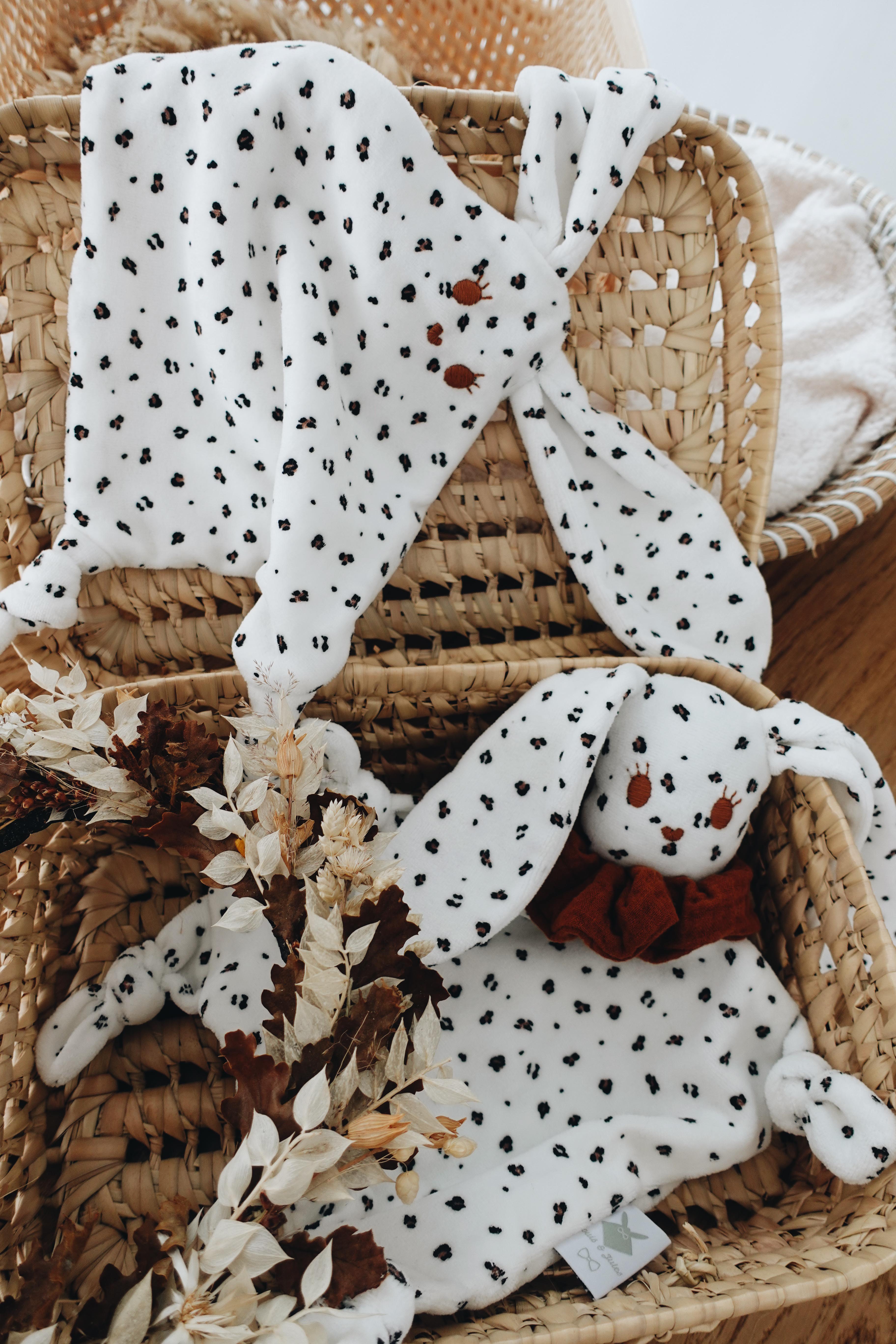 Doudou Velours Mini Noeuds - Graou