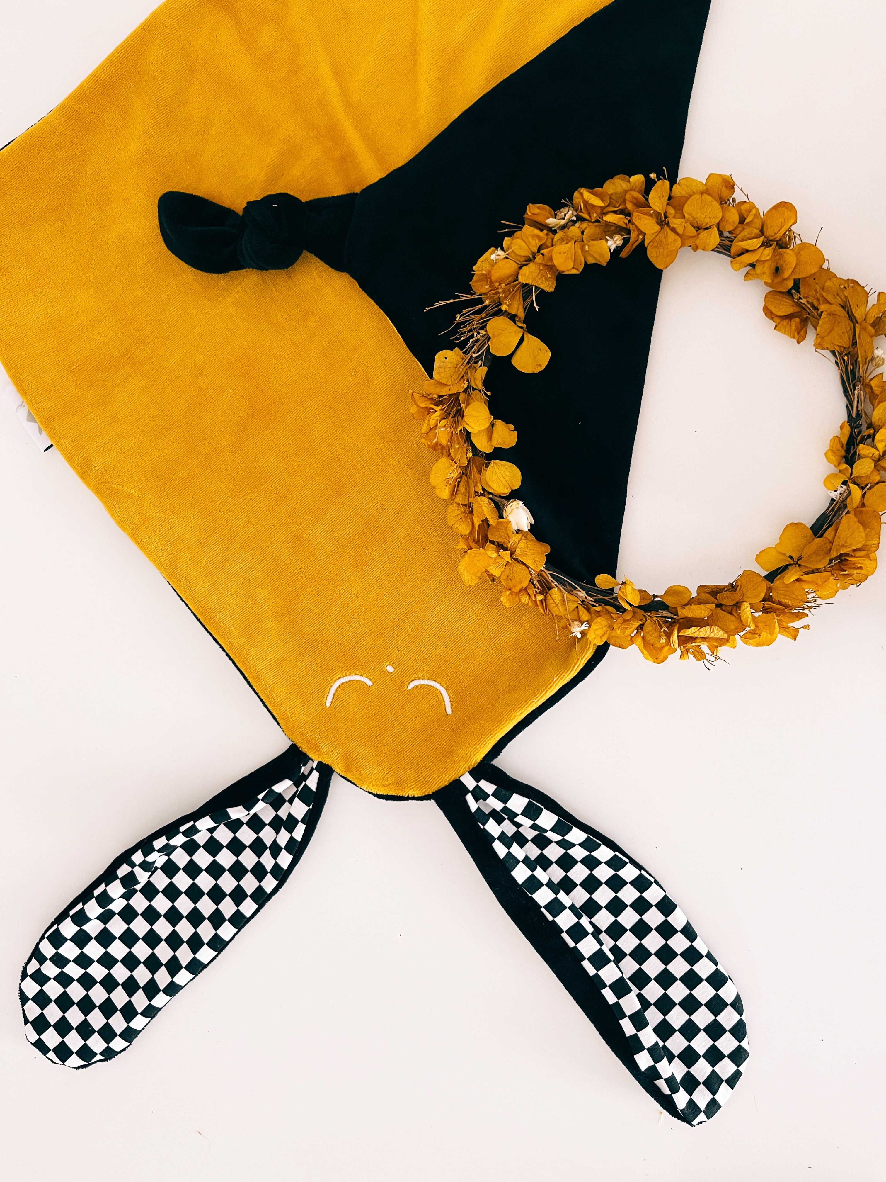 Doudou Velours Cocooning Noeuds - Chessboard