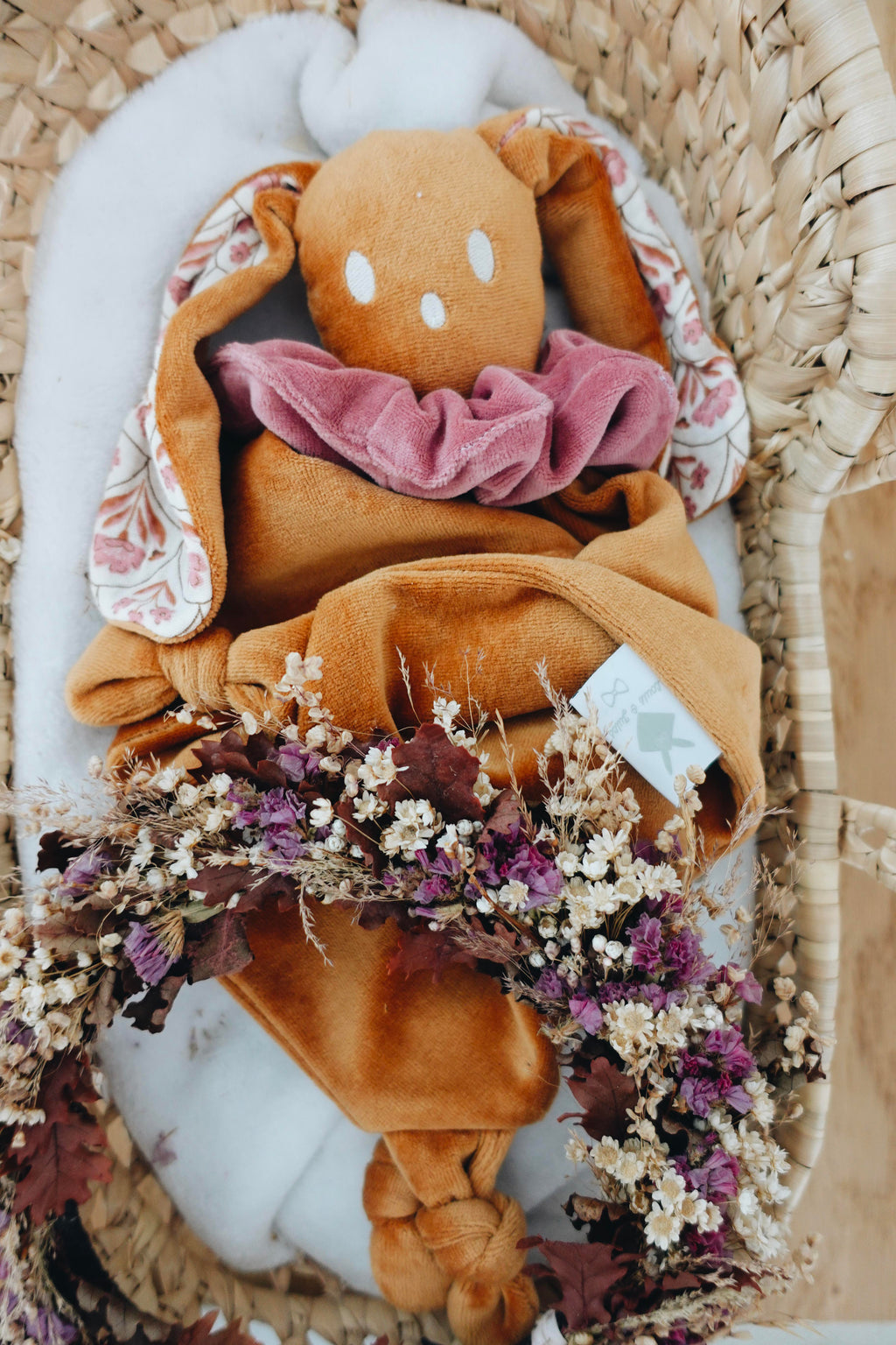 PROTOTYPE - Doudou Velours Câlin Noeuds - Indy Boho