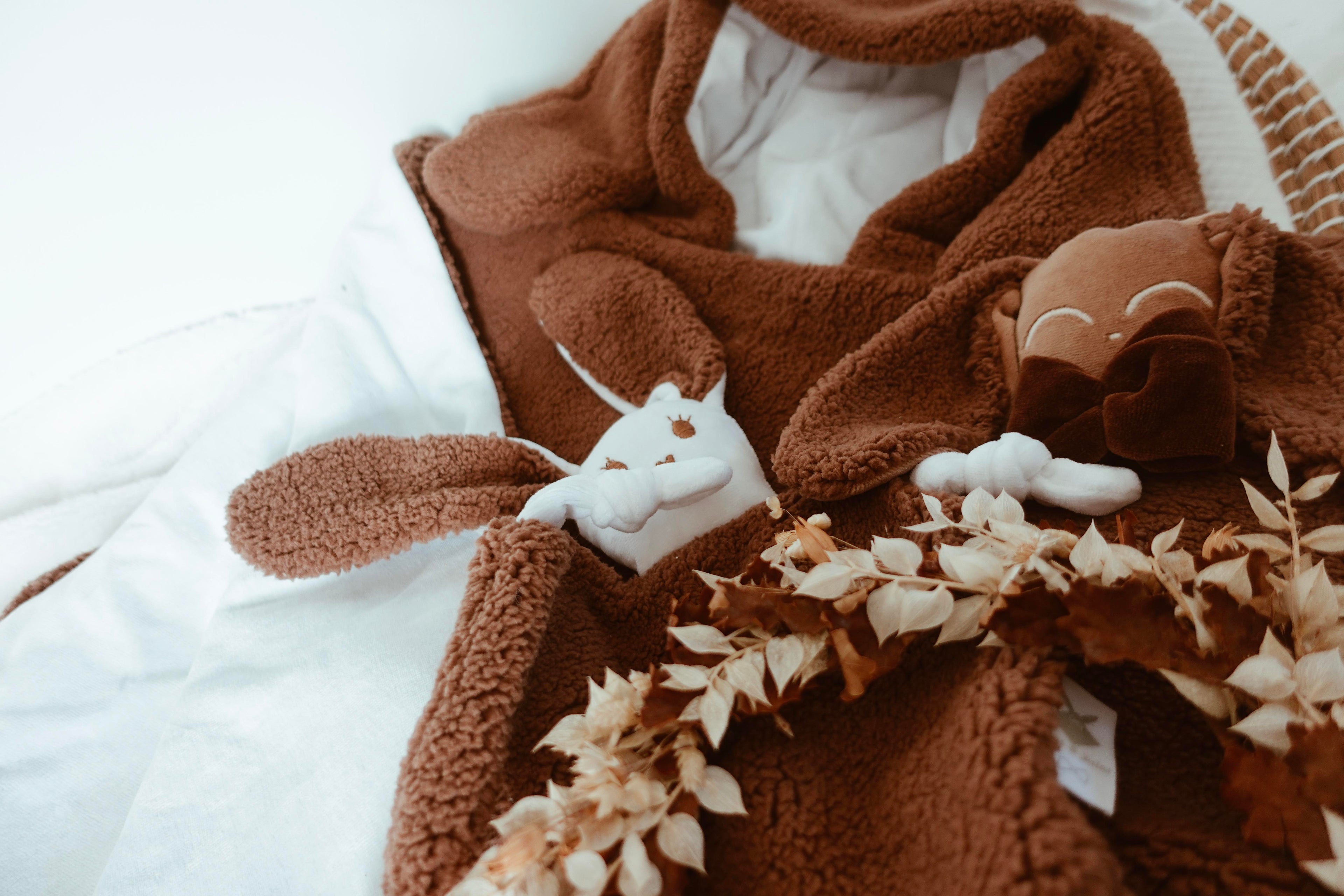 Poncho Pure - Moumoute épaisse Chocolat