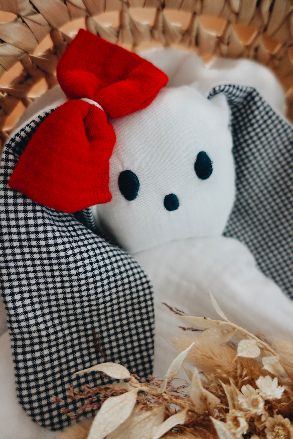 Doudou Lange Câlin Noeuds - Vichy