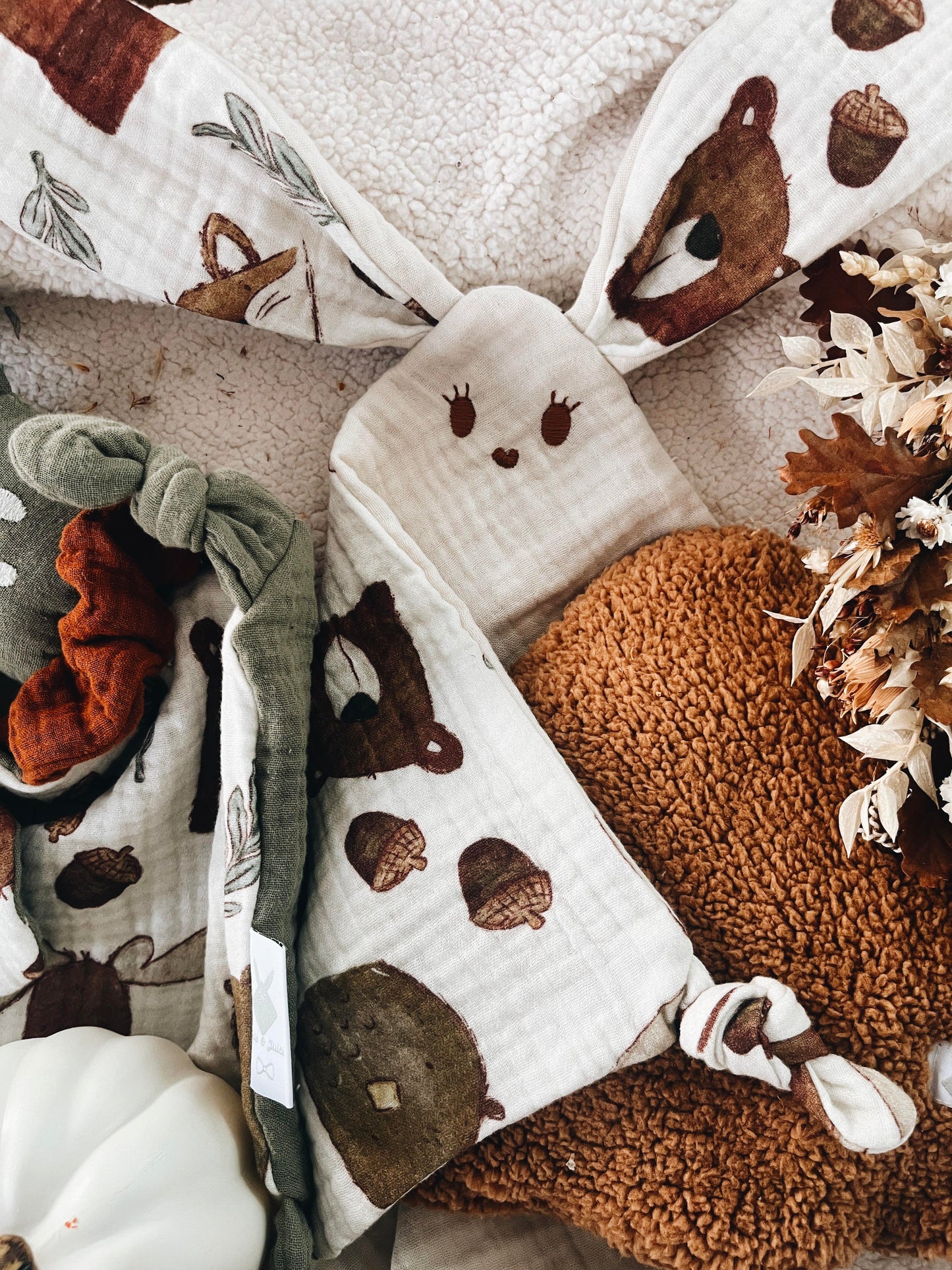 Doudou lange Classique Noeuds - Cream