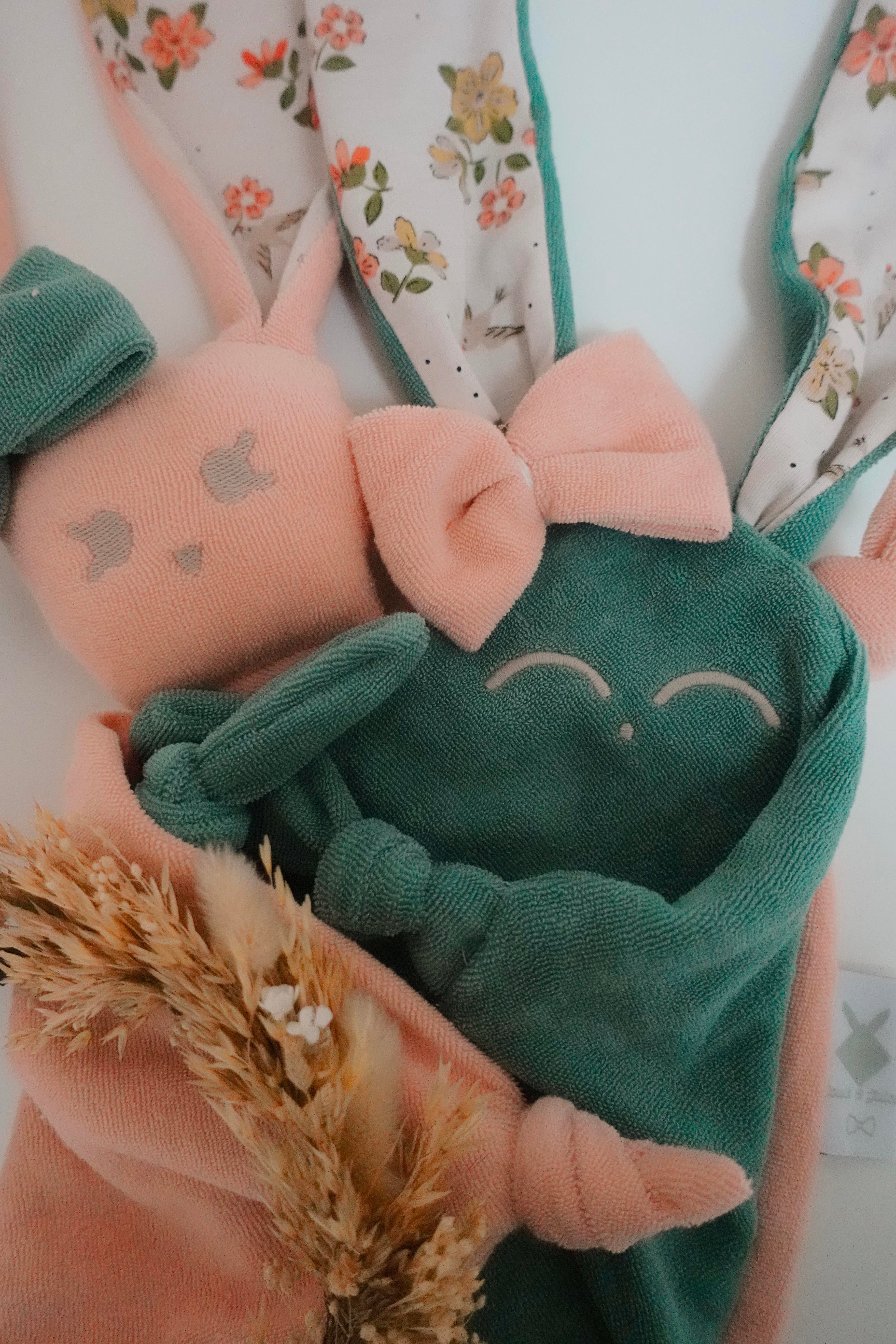 Doudou Eponge Mini Noeuds - Oisillons