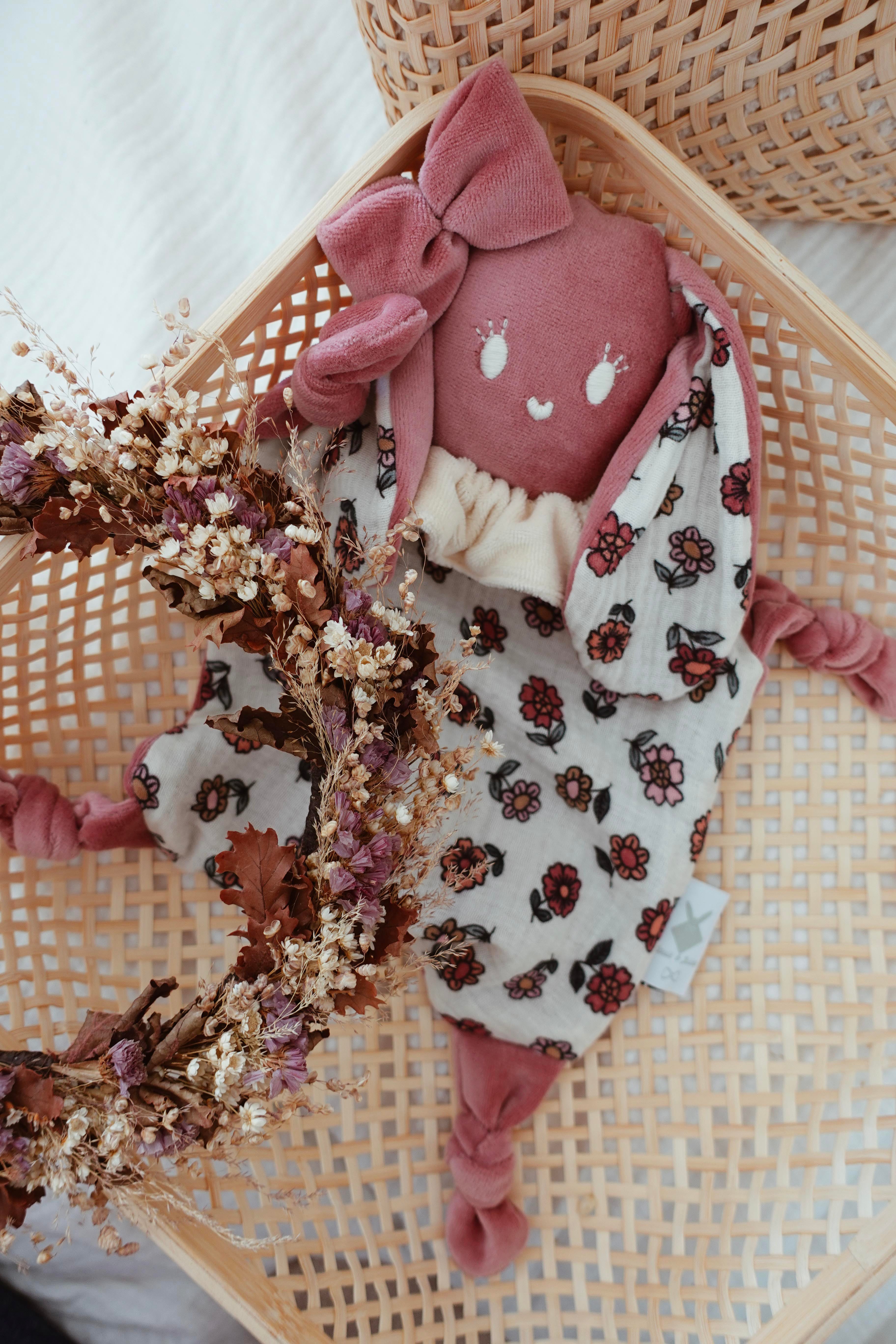 Doudou Velours Chouchou - Vintage Floral