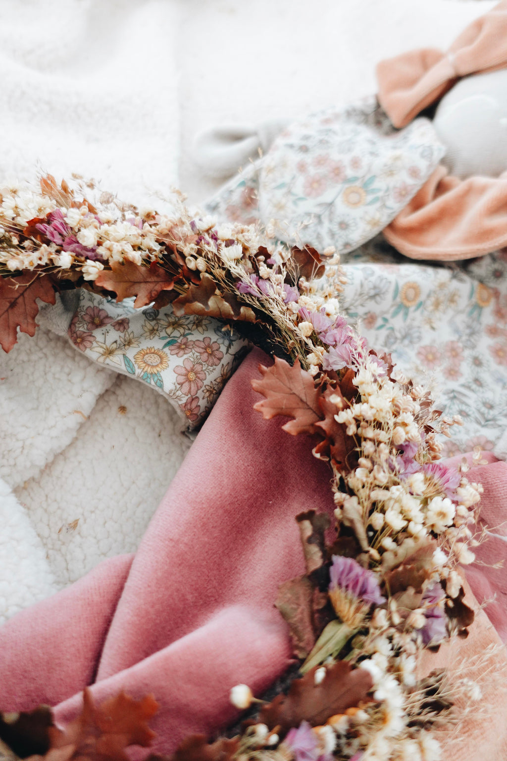 PROTOTYPE - Doudou Velours Chouchou - Fleurs des Champs