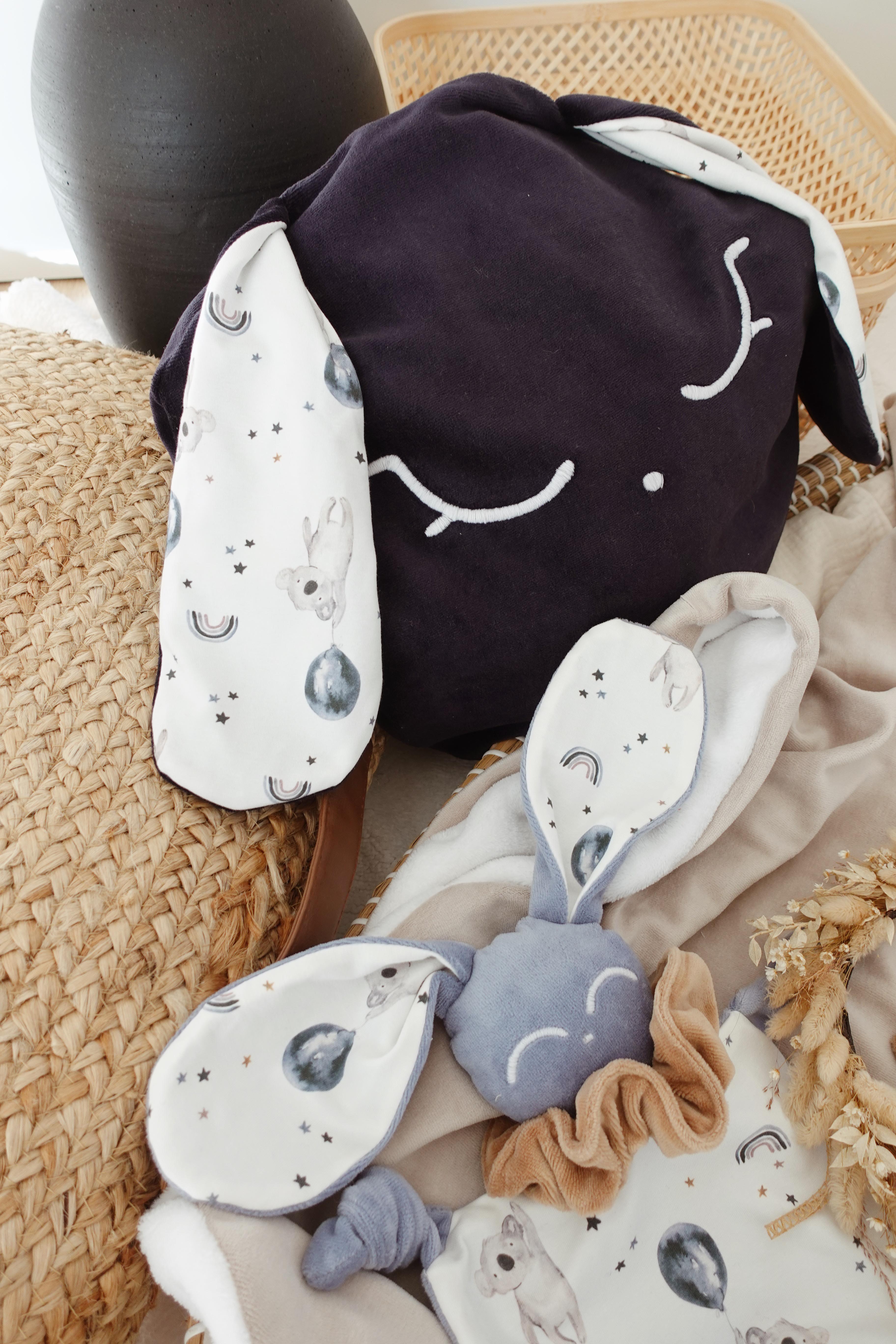 Petit Coussin Velours - Flying Koalas