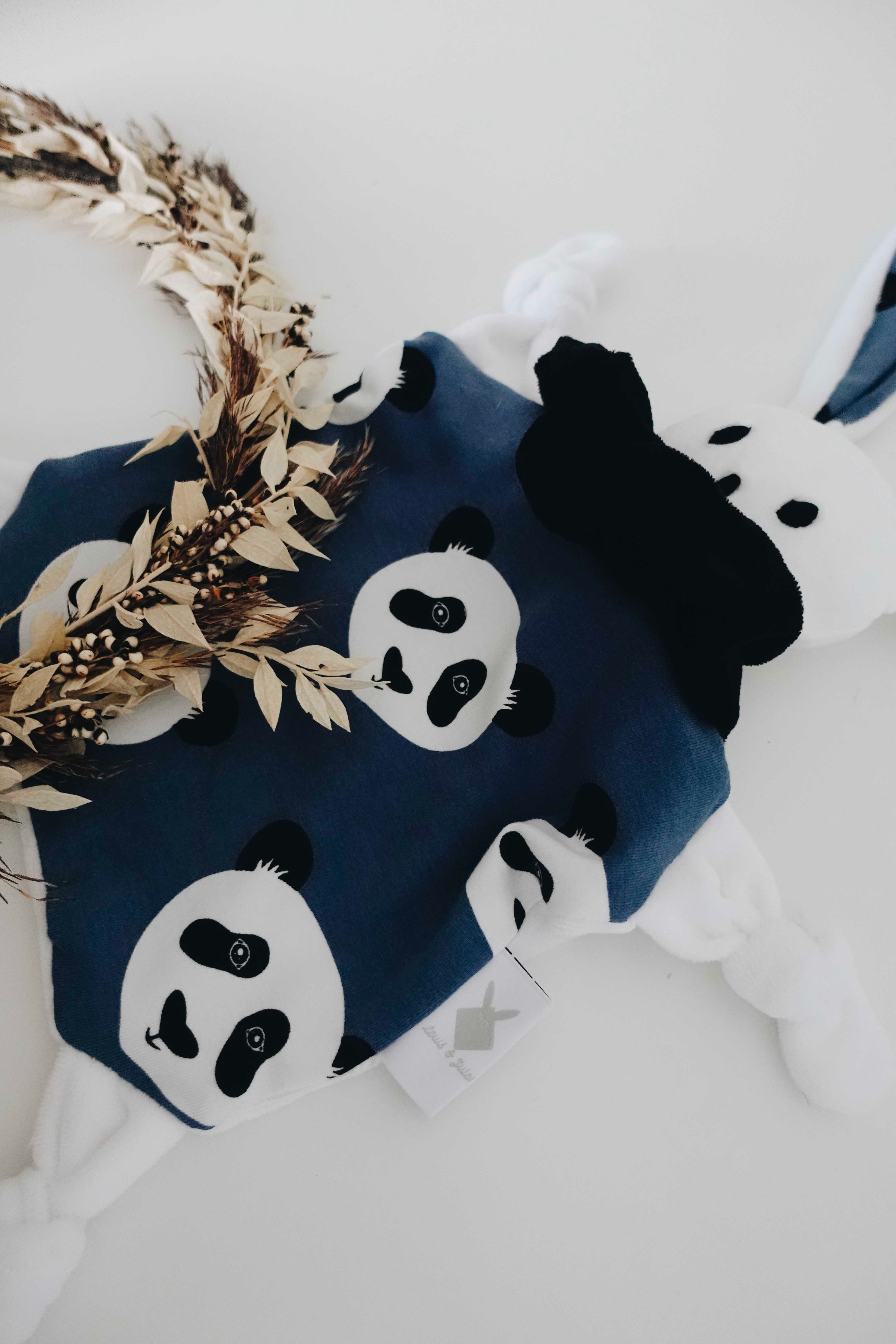 Doudou Velours Chouchou – Pandas