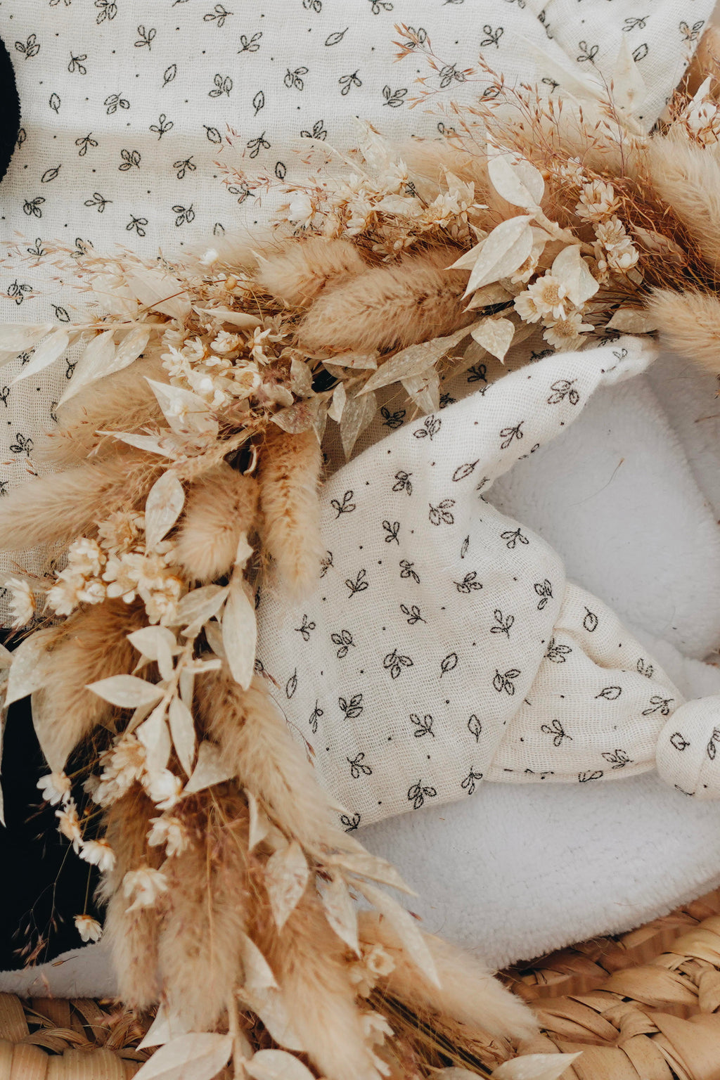 PROTOTYPE - Doudou Mousseline Feuilles
