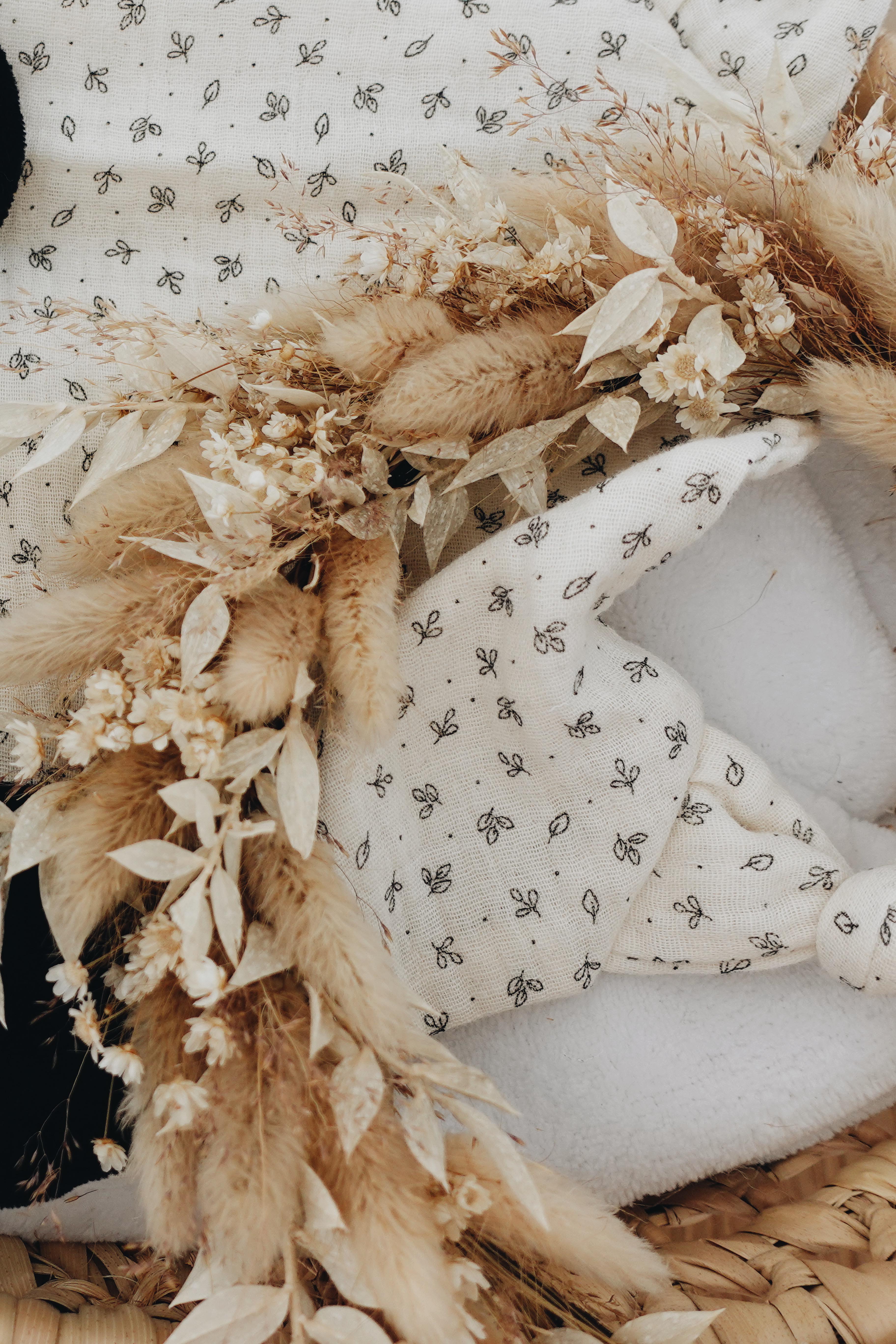 PROTOTYPE - Doudou Mousseline Feuilles