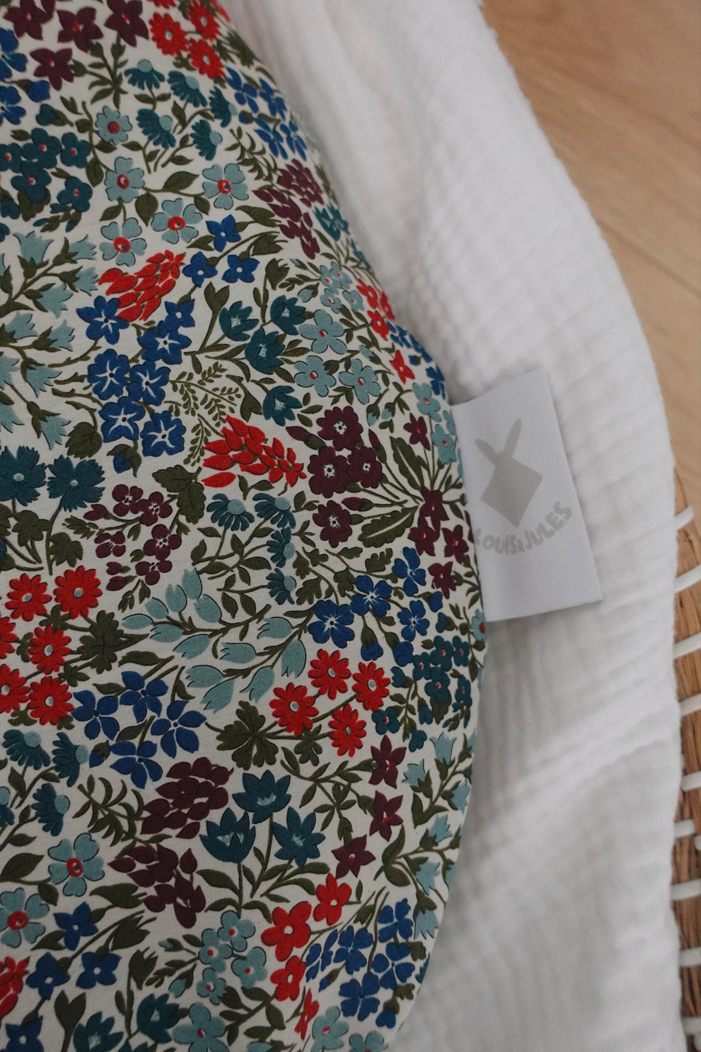 Petit Coussin Pièce unique - Liberty Thorpe Burgundy