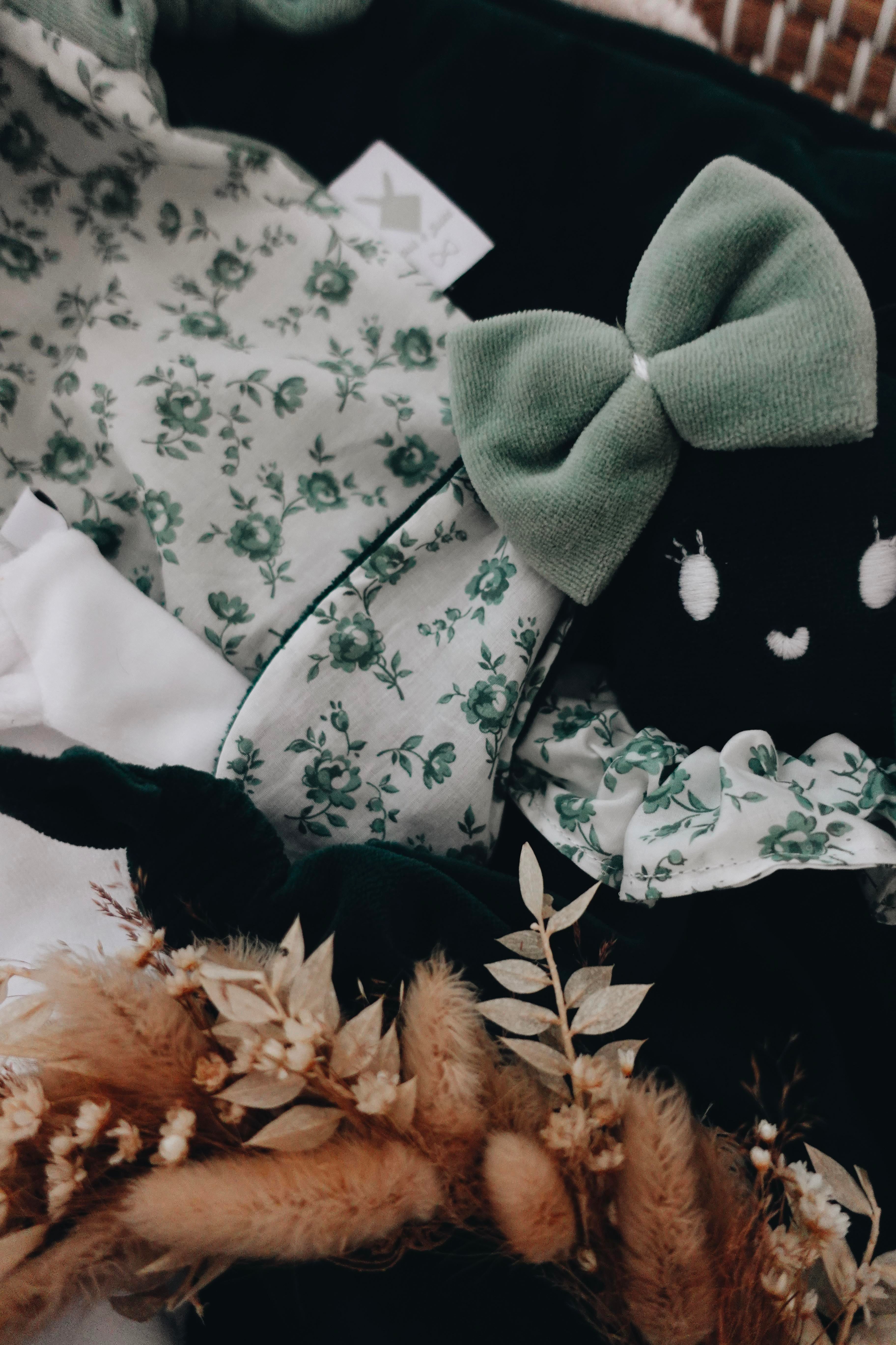 PROTOTYPE - Doudou Velours Gaufrette - Roses d'Antan