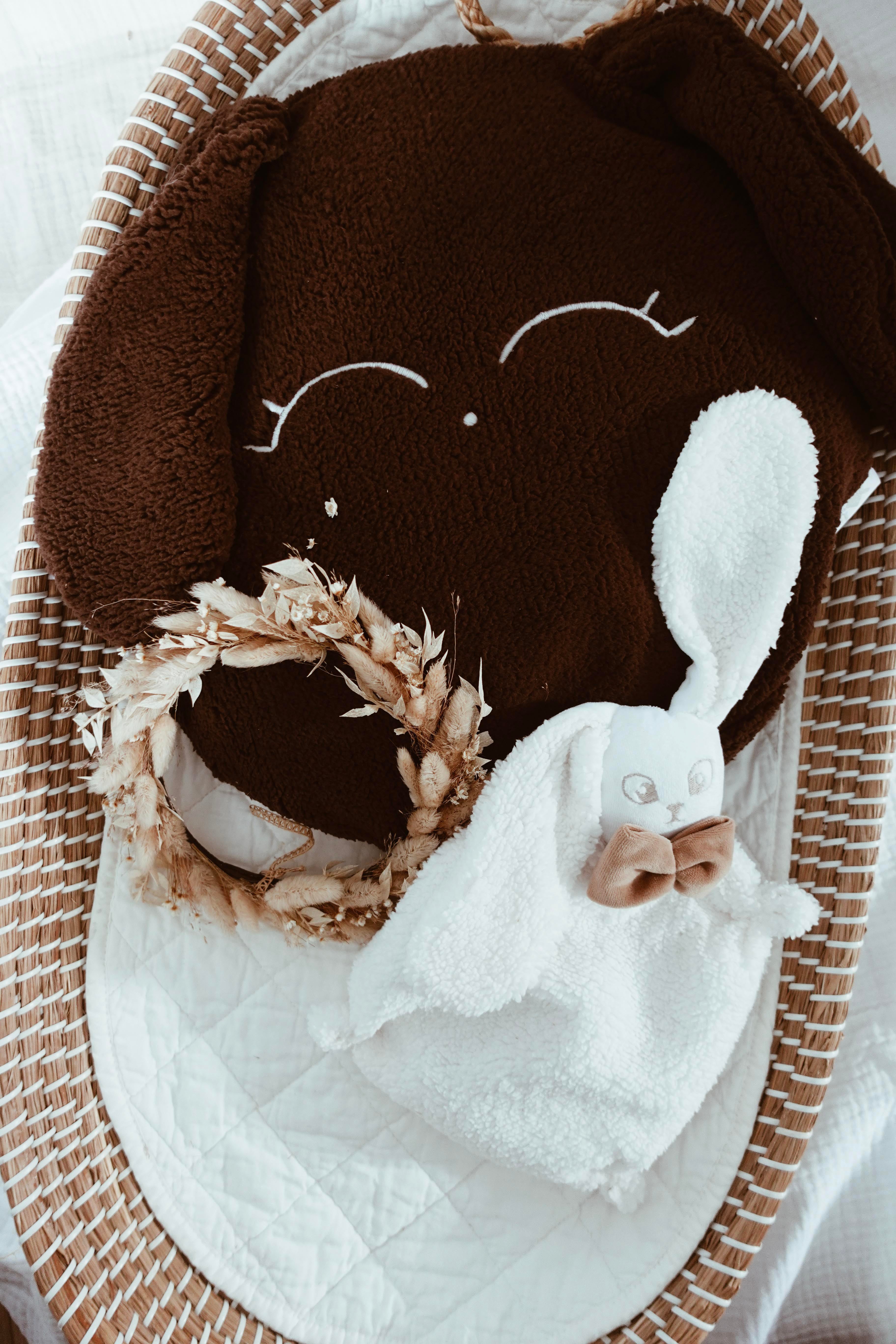 Petit Coussin Moumoute Pure - Épaisse Châtaigne