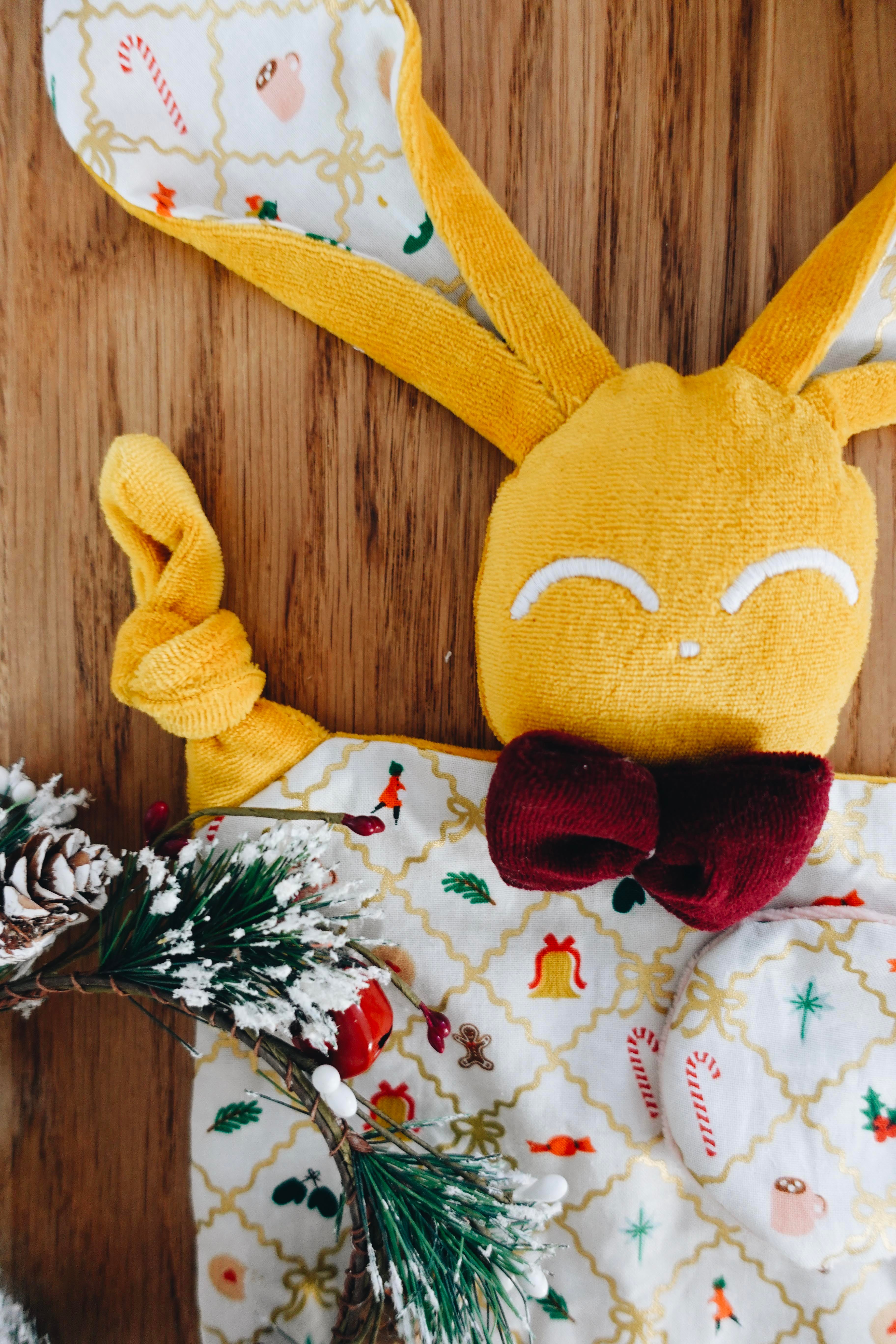 PROTOTYPE - Doudou Velours Chouchou - Holiday Argyle