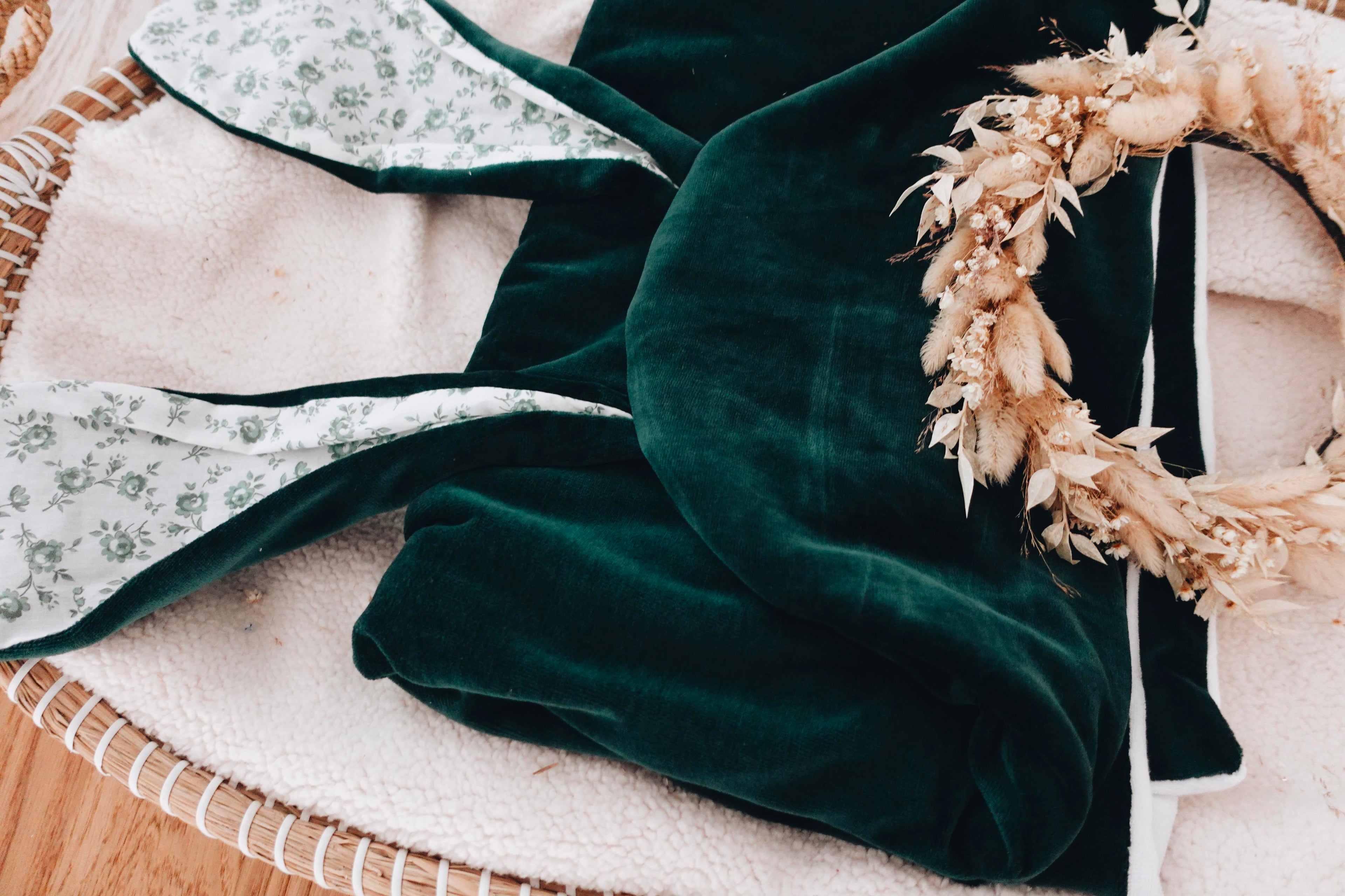 Cape de bain Velours - Roses d'Antan