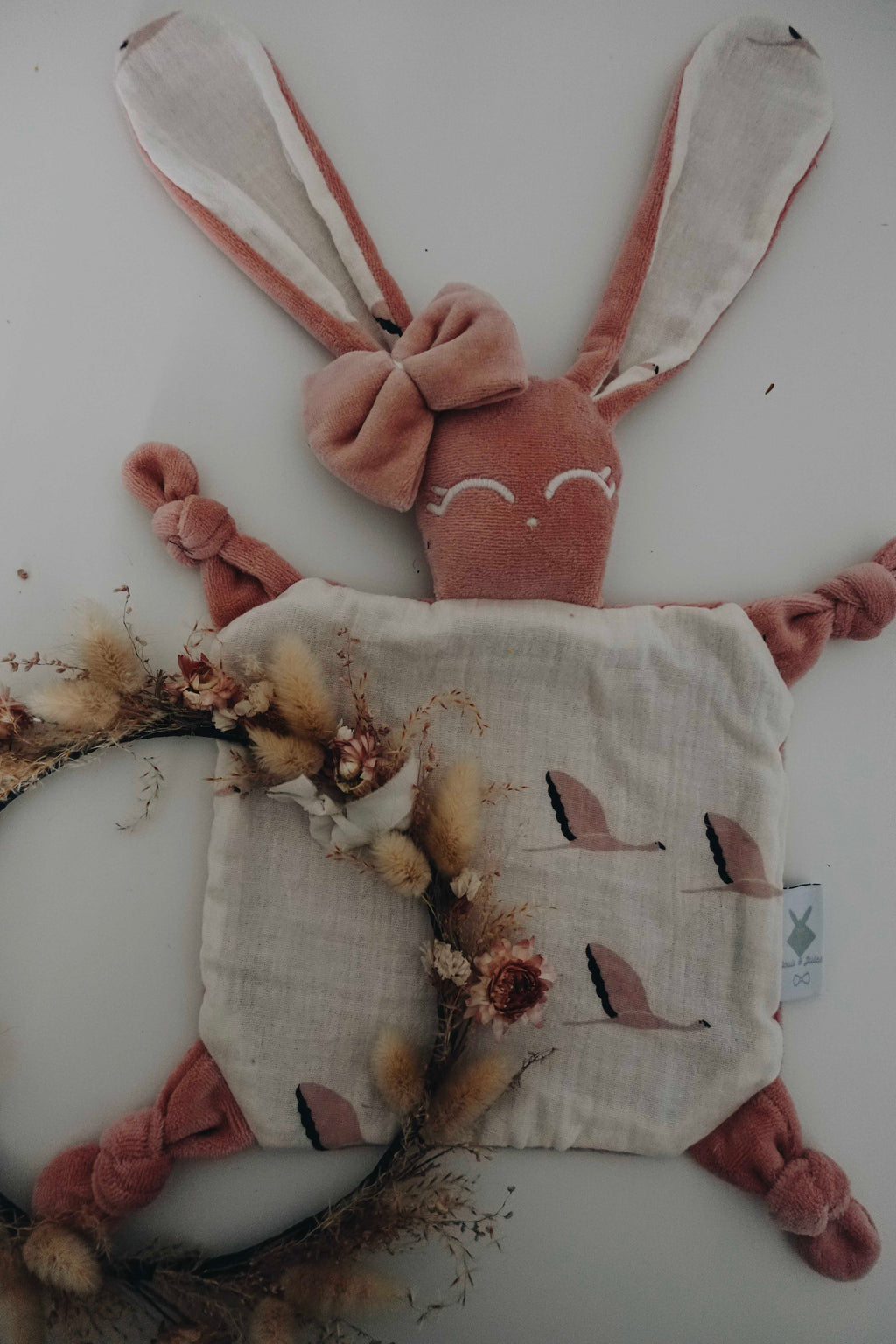 Doudou Velours Chouchou – Flamands Rose