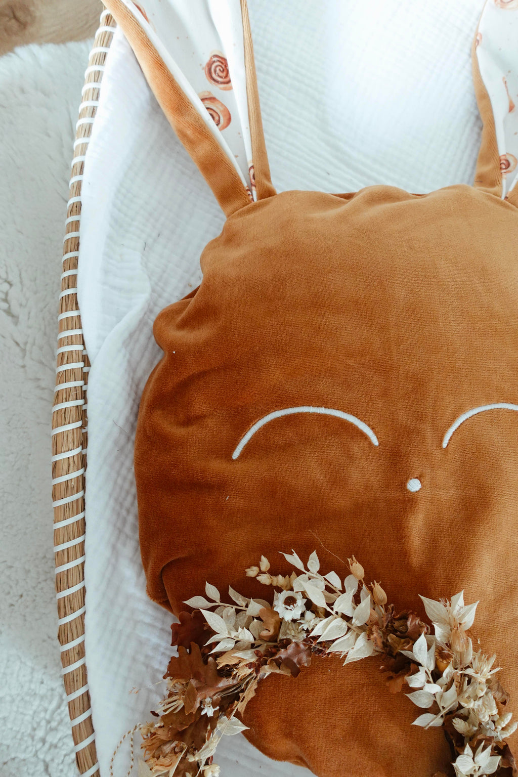 Petit Coussin Velours - Cinammon Rolls