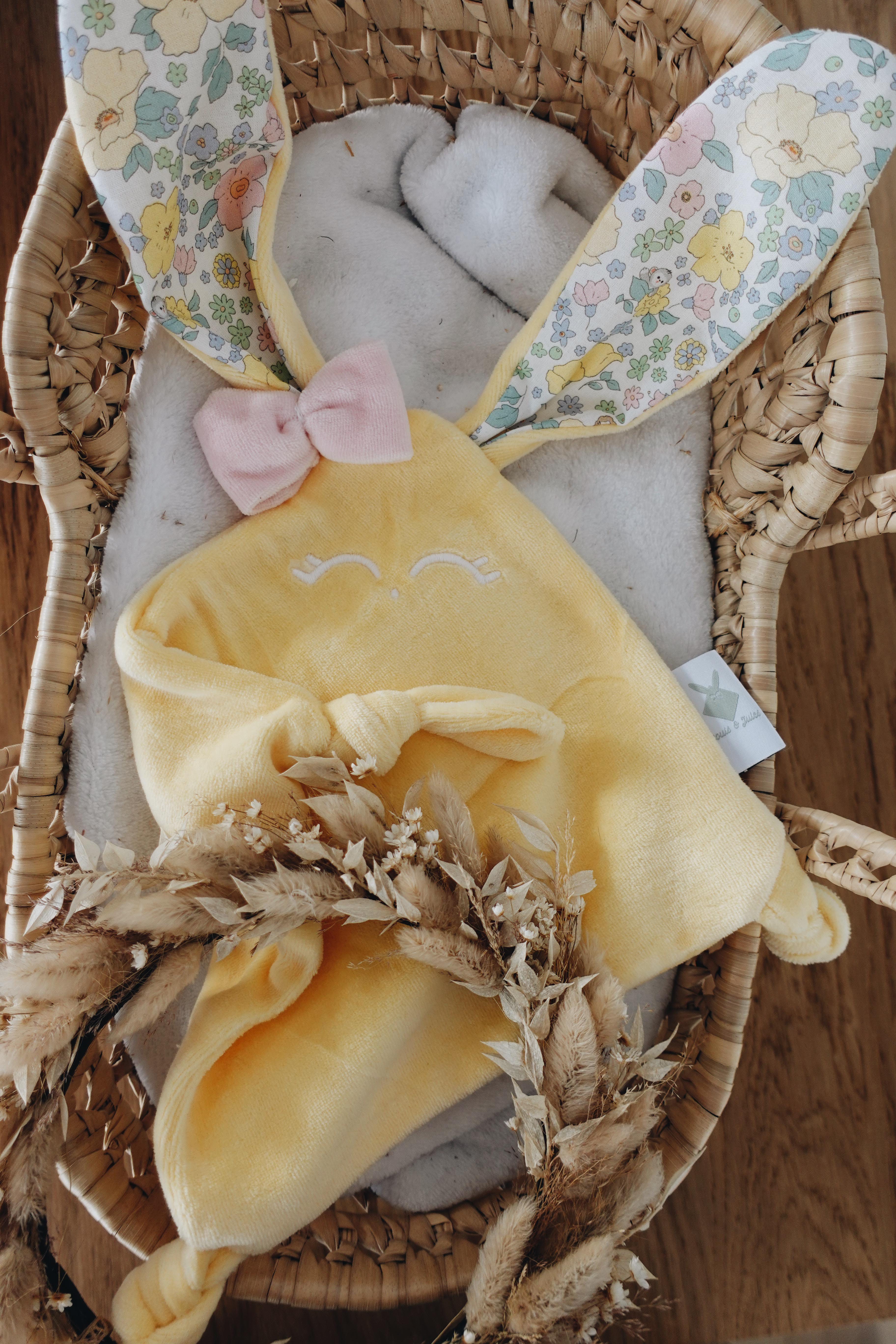 PROTOTYPE - Doudou Velours Mini Noeuds - Kawaii Animals