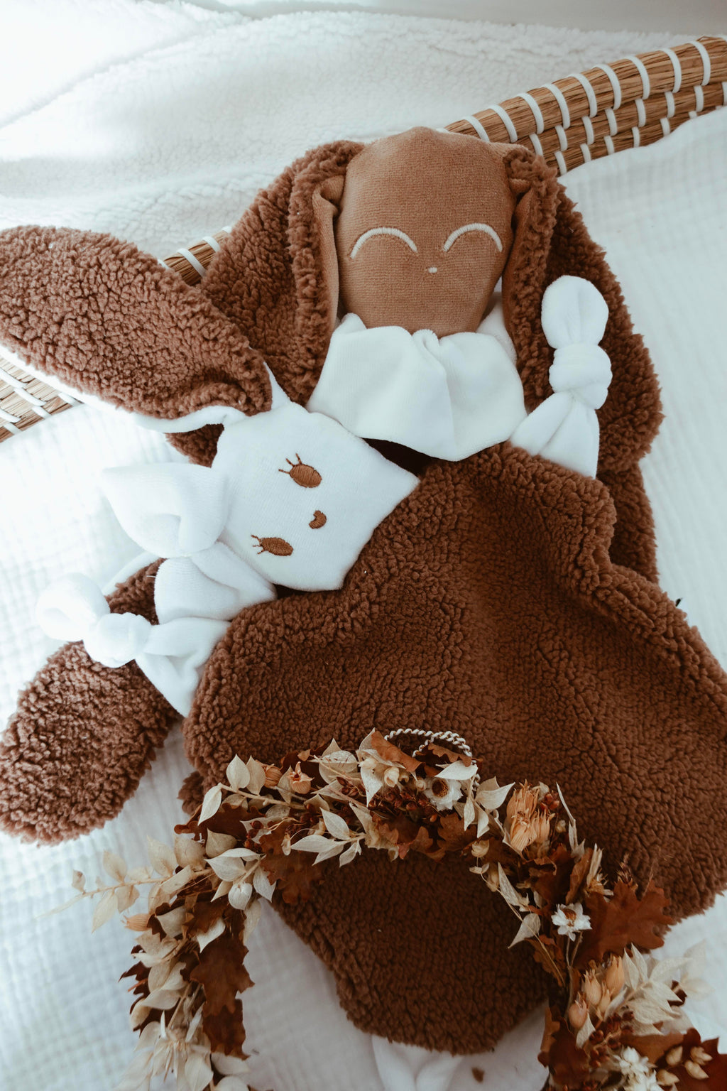 Doudou Moumoute Chouchou Pure - Épaisse Chocolat