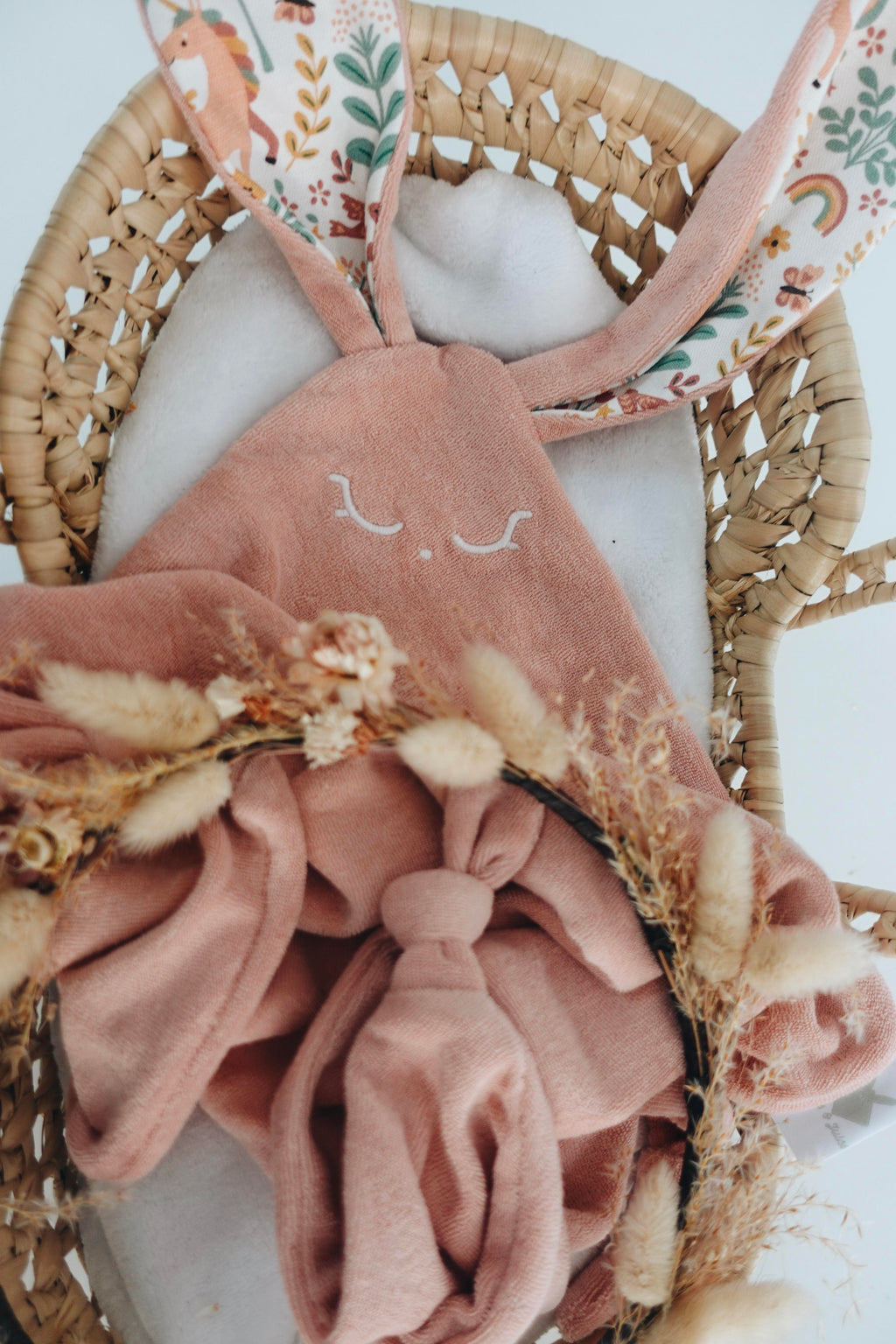 Doudou Eponge Cocooning Noeuds - Licorne