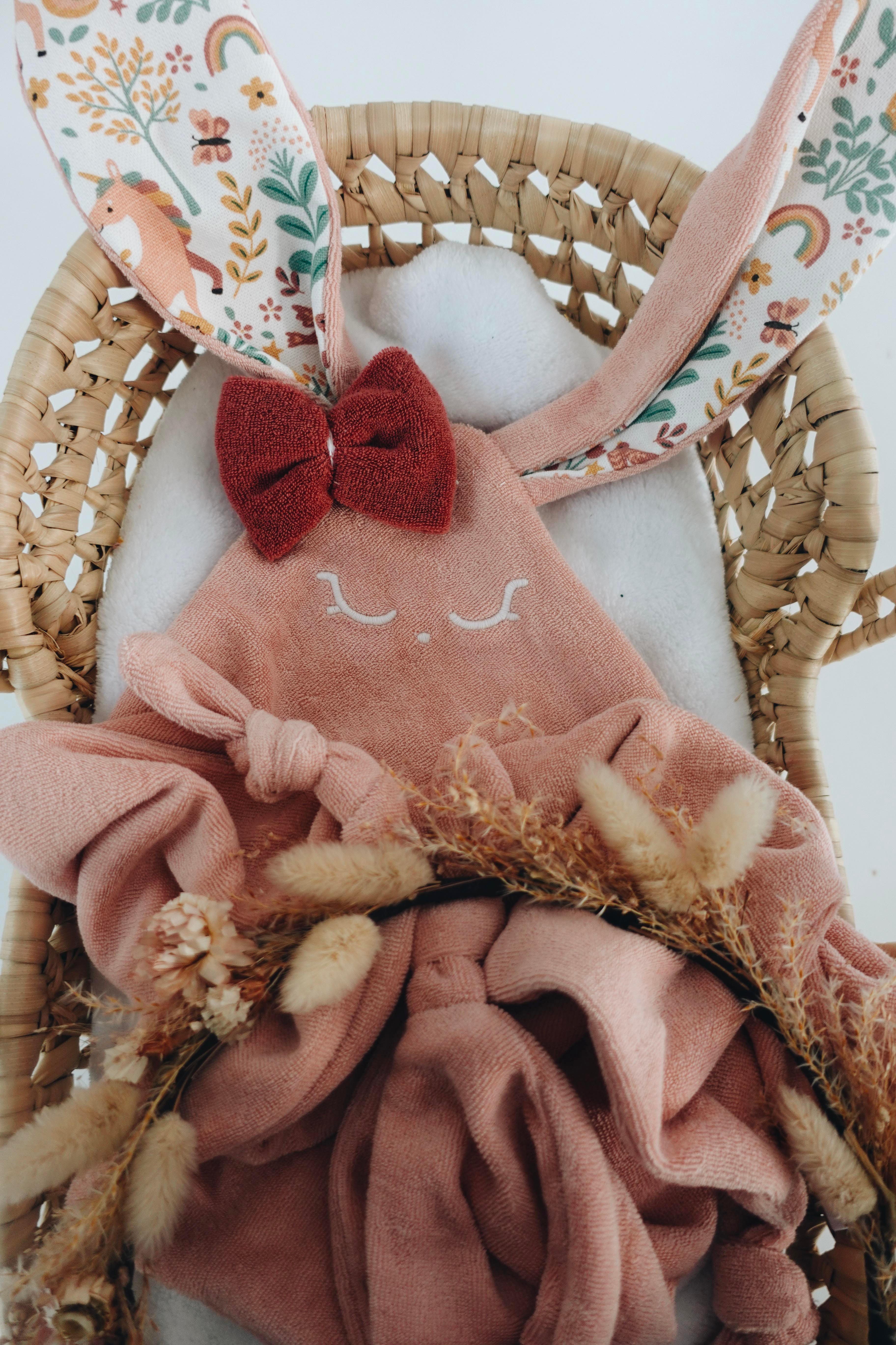 Doudou Eponge Cocooning Noeuds - Licorne