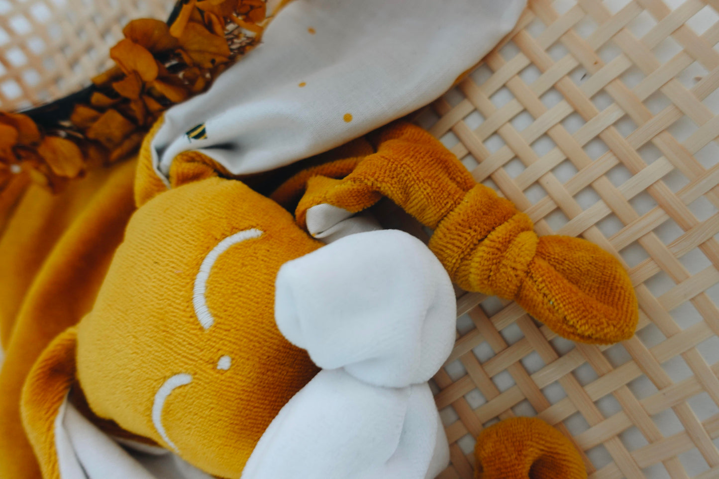 Doudou Velours Chouchou – Abeilles