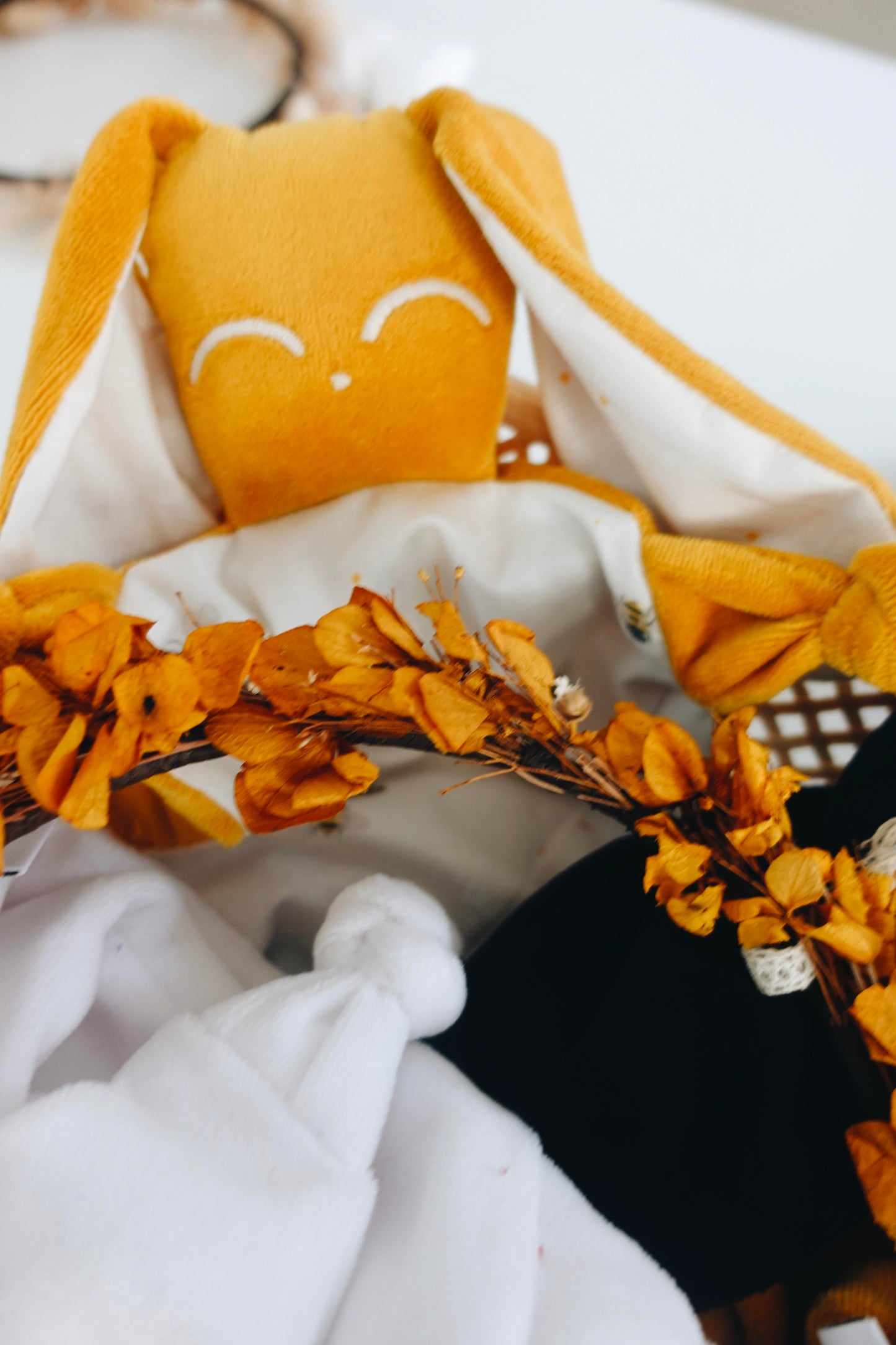 Doudou Velours Chouchou – Abeilles