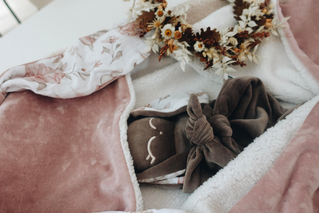 Doudou Velours Gaufrette - Sweet Bunny