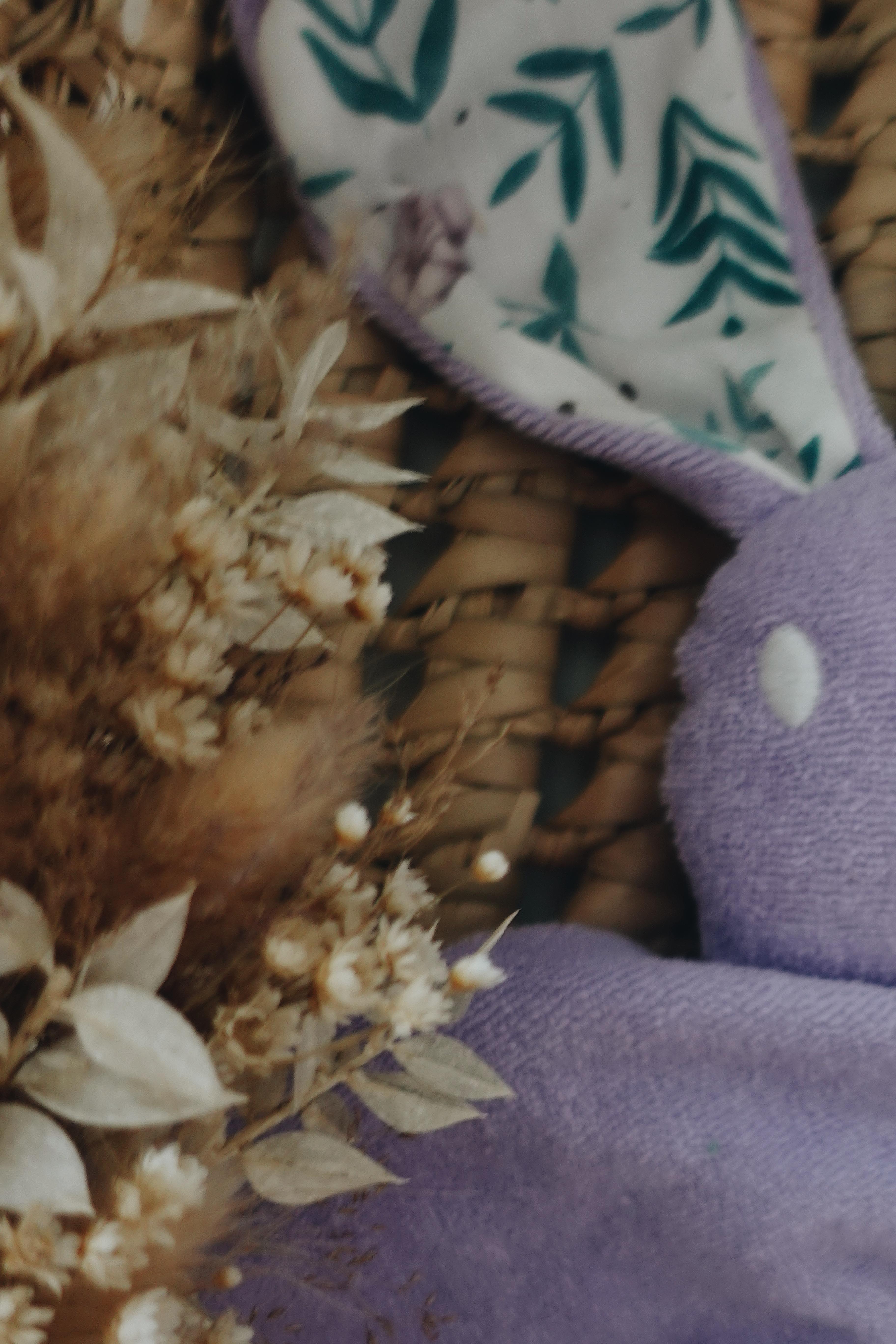 PROTOTYPE - Bébé Doudou Eponge - La Biche aux Pivoines