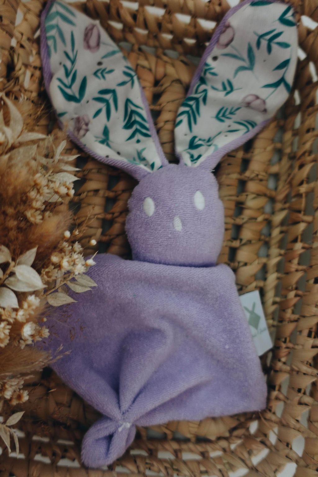 PROTOTYPE - Bébé Doudou Eponge - La Biche aux Pivoines