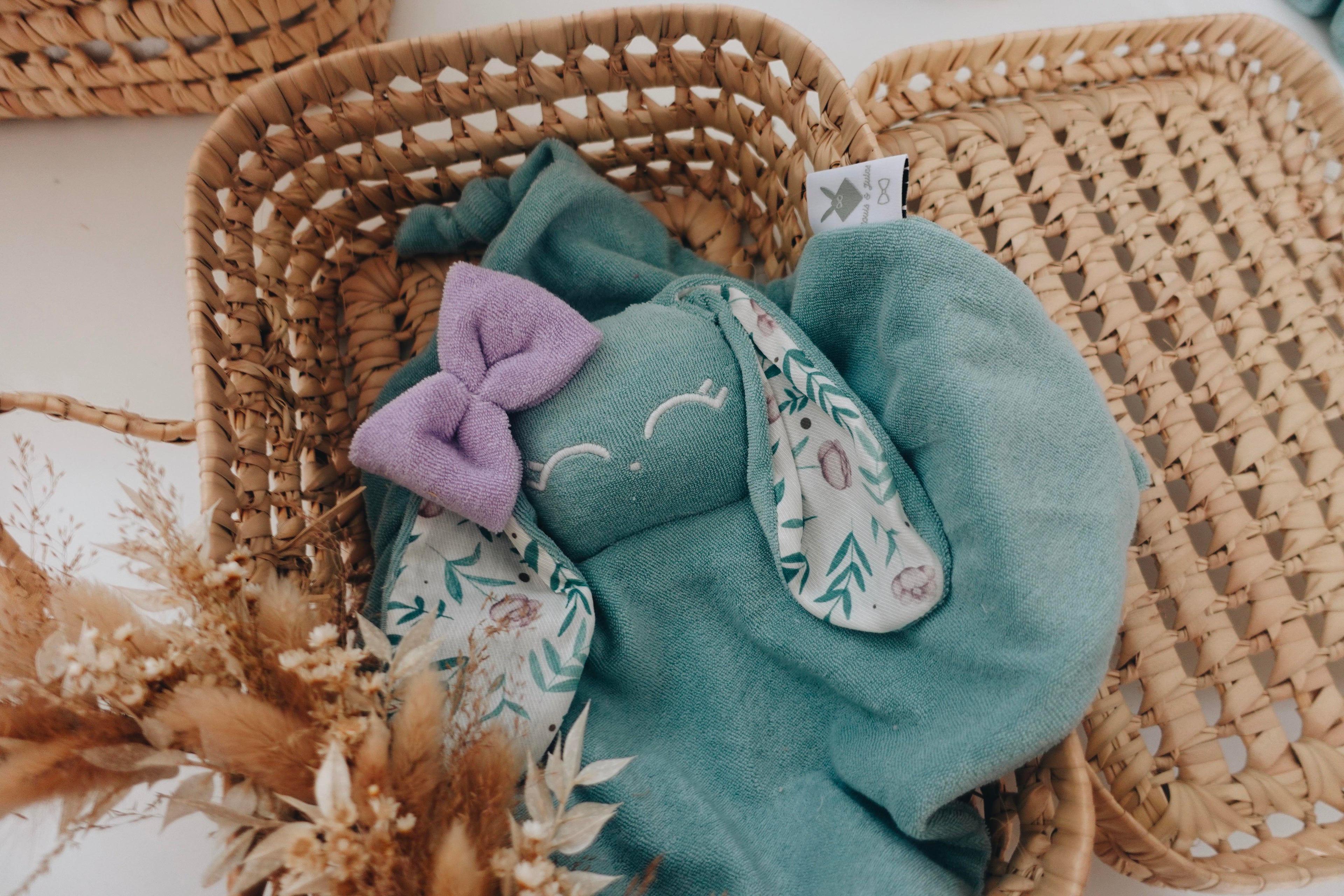 Doudou Eponge Câlin Noeuds - La Biche aux Pivoines