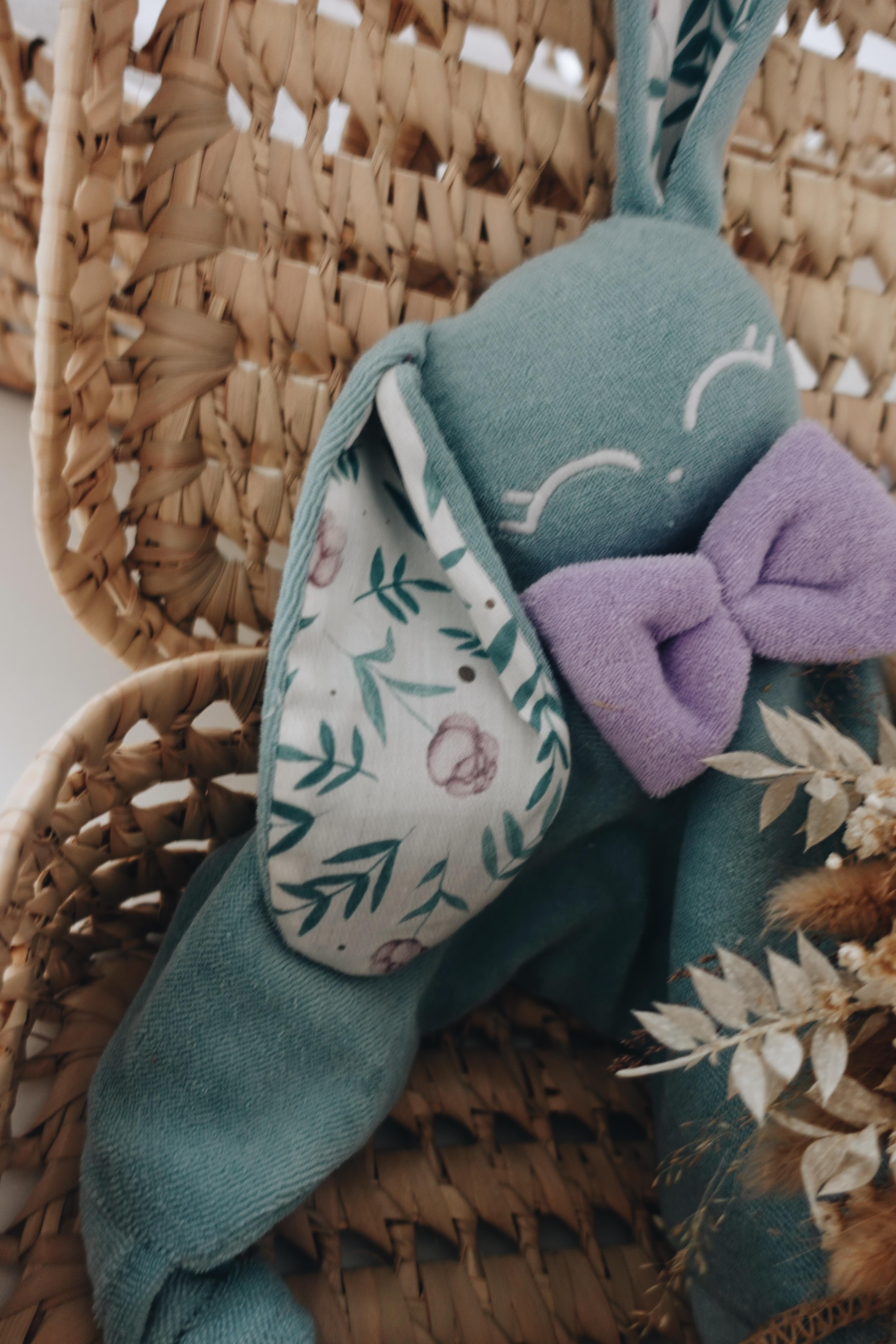 Doudou Eponge Câlin Noeuds - La Biche aux Pivoines