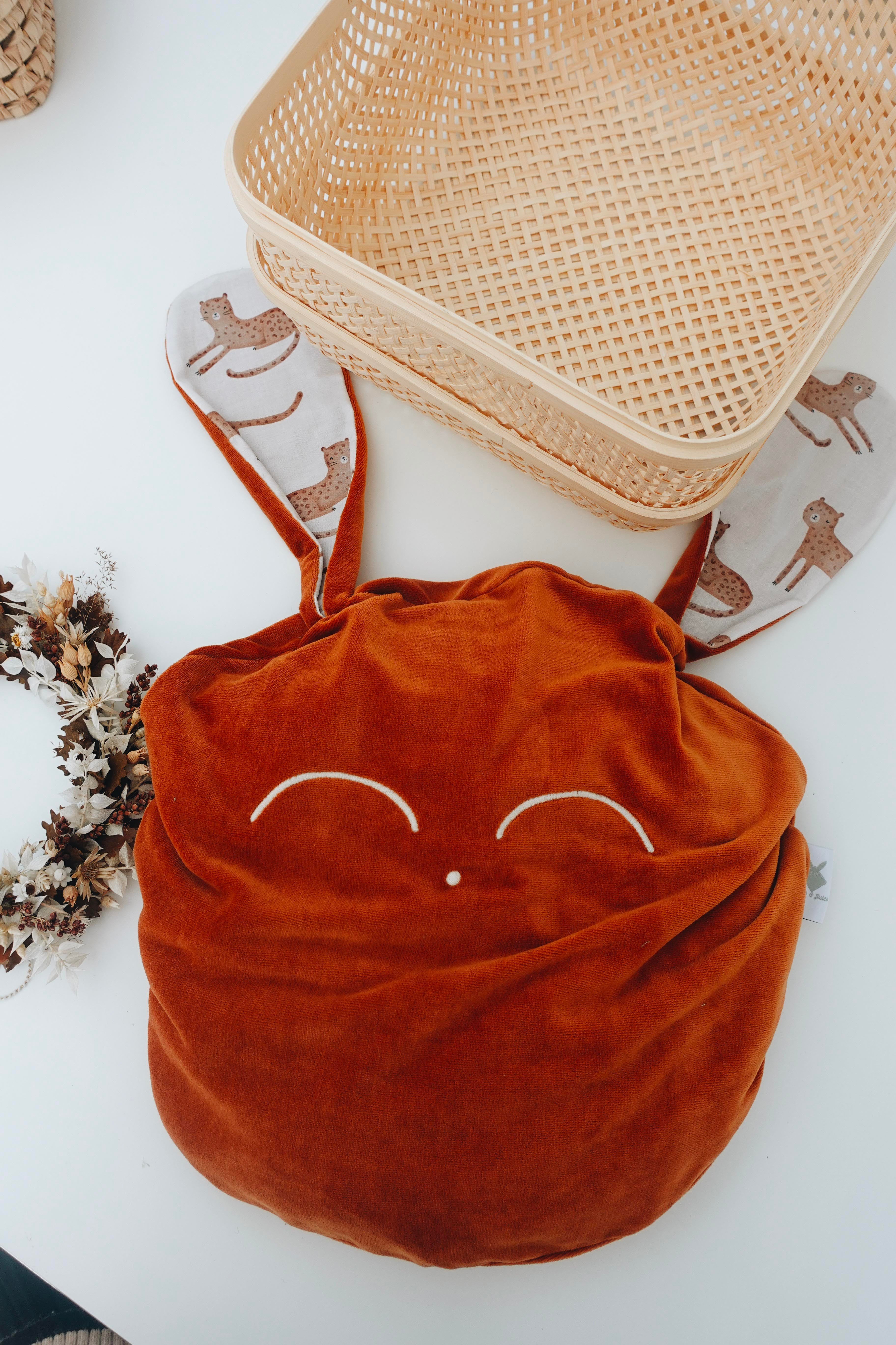 Petit Coussin Velours - Panthère